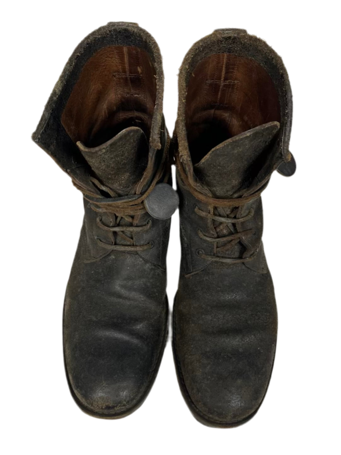 2002 Carpe Diem Distressed Horse Leather Boots