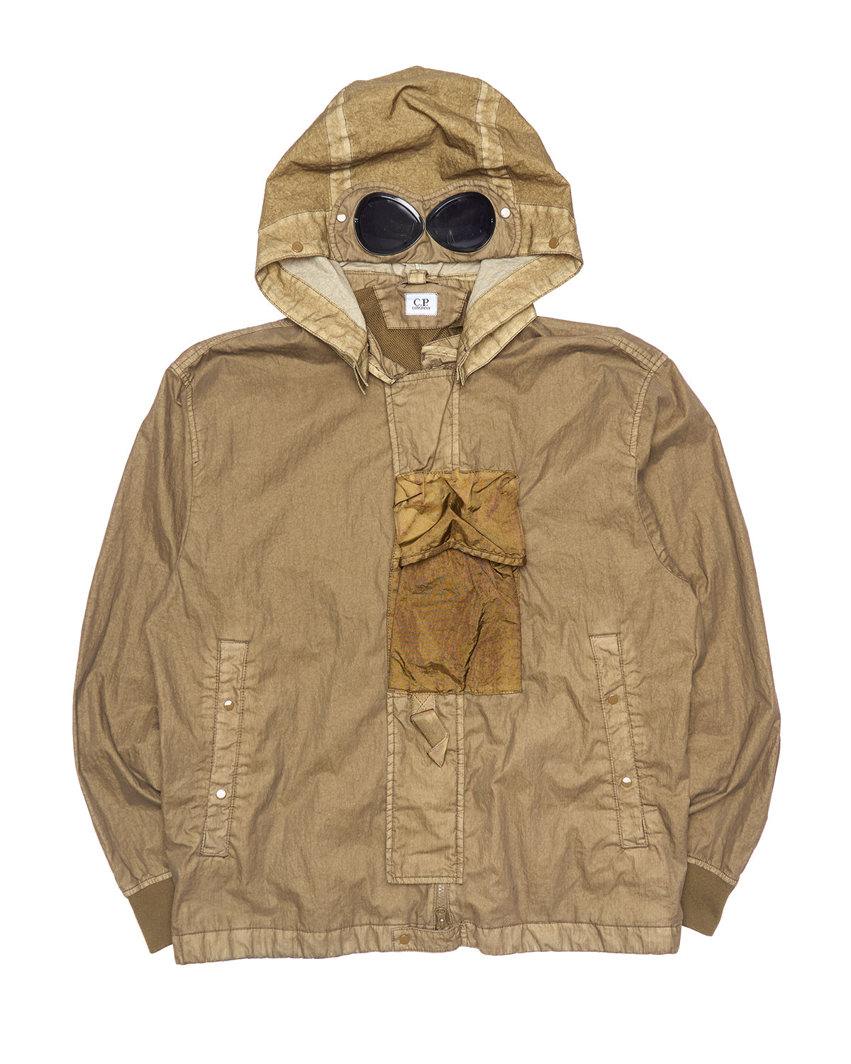 C.P. Company Khaki 50 Fili Gum Goggle Jacket