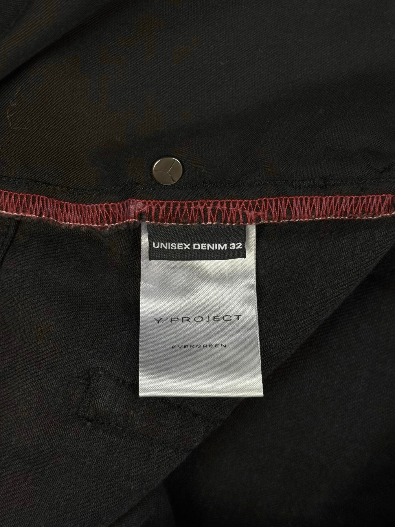 S/S23 Y/Project Black Wired Denim
