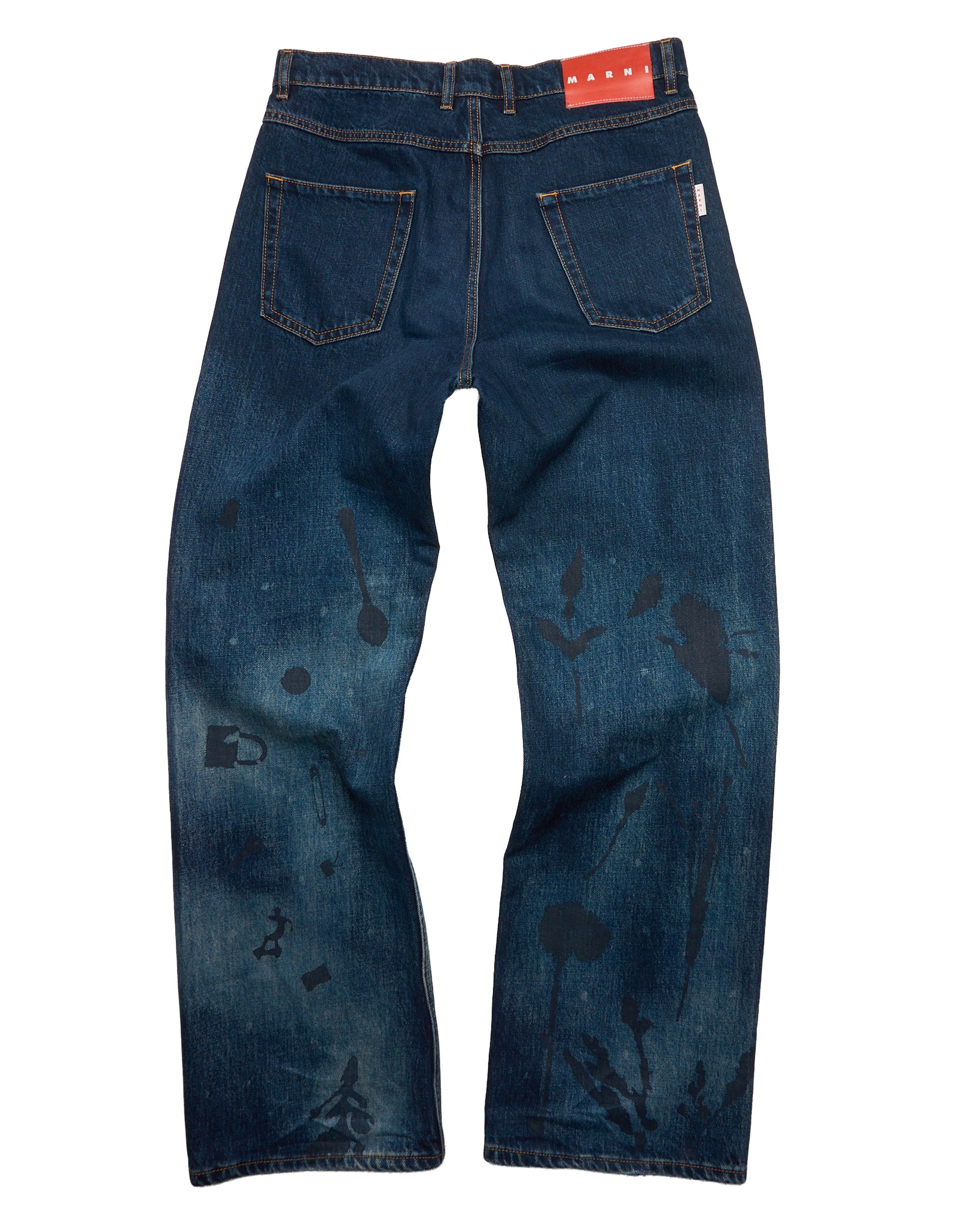 Marni SS21 spray objects graphic jeans