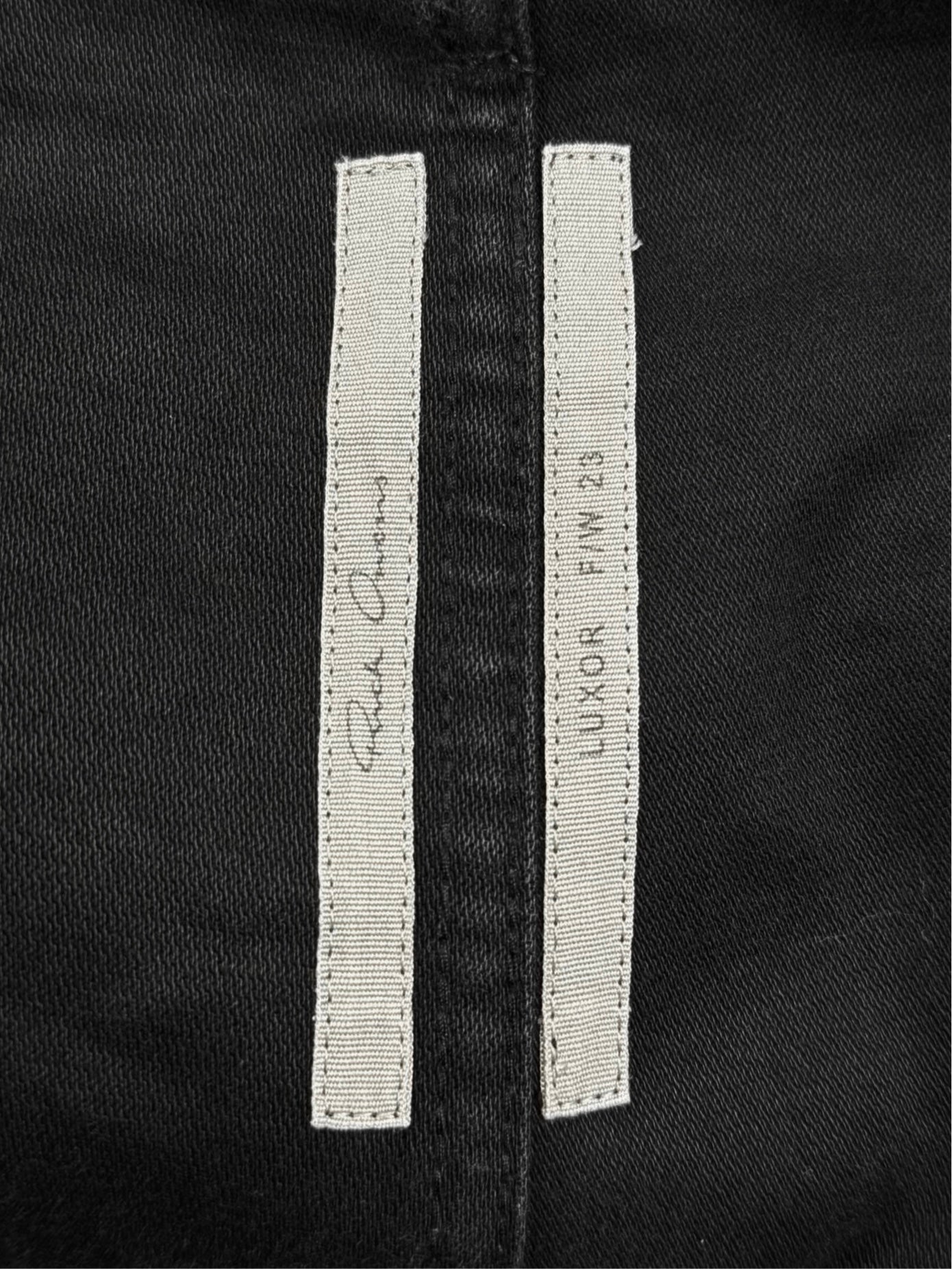 F/W23 Rick Owens Moleskin ‘Geth Cut’ Wide Leg Denim