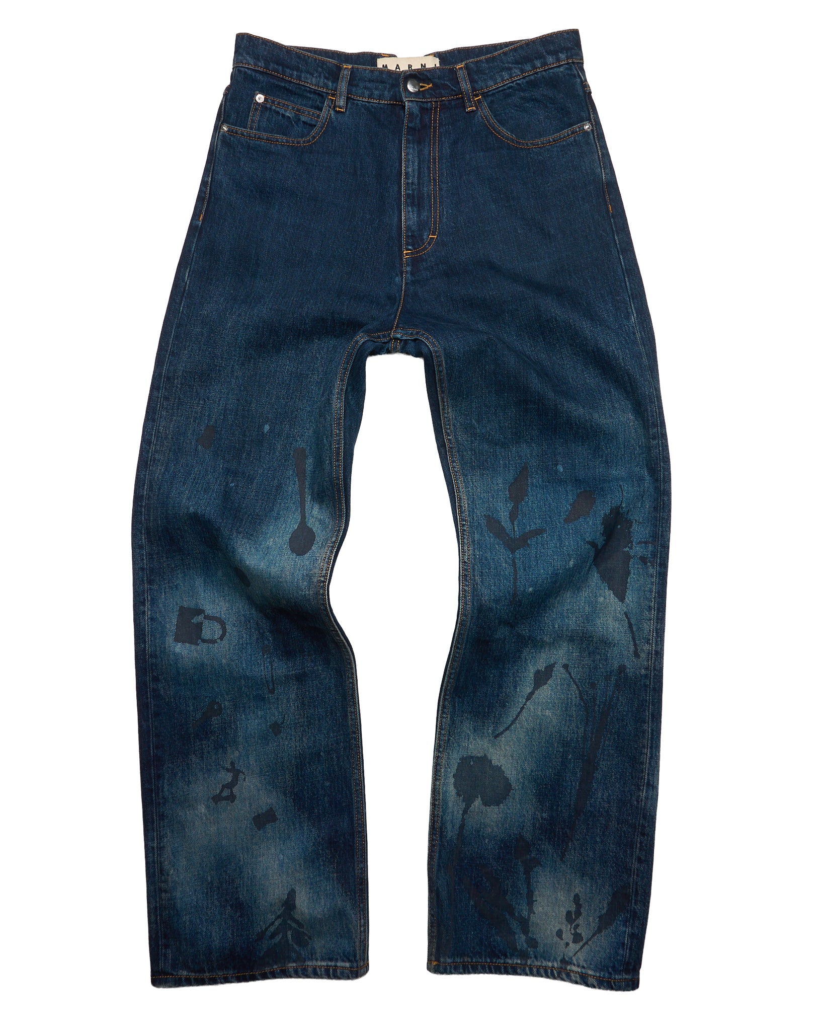 Marni SS21 spray objects graphic jeans