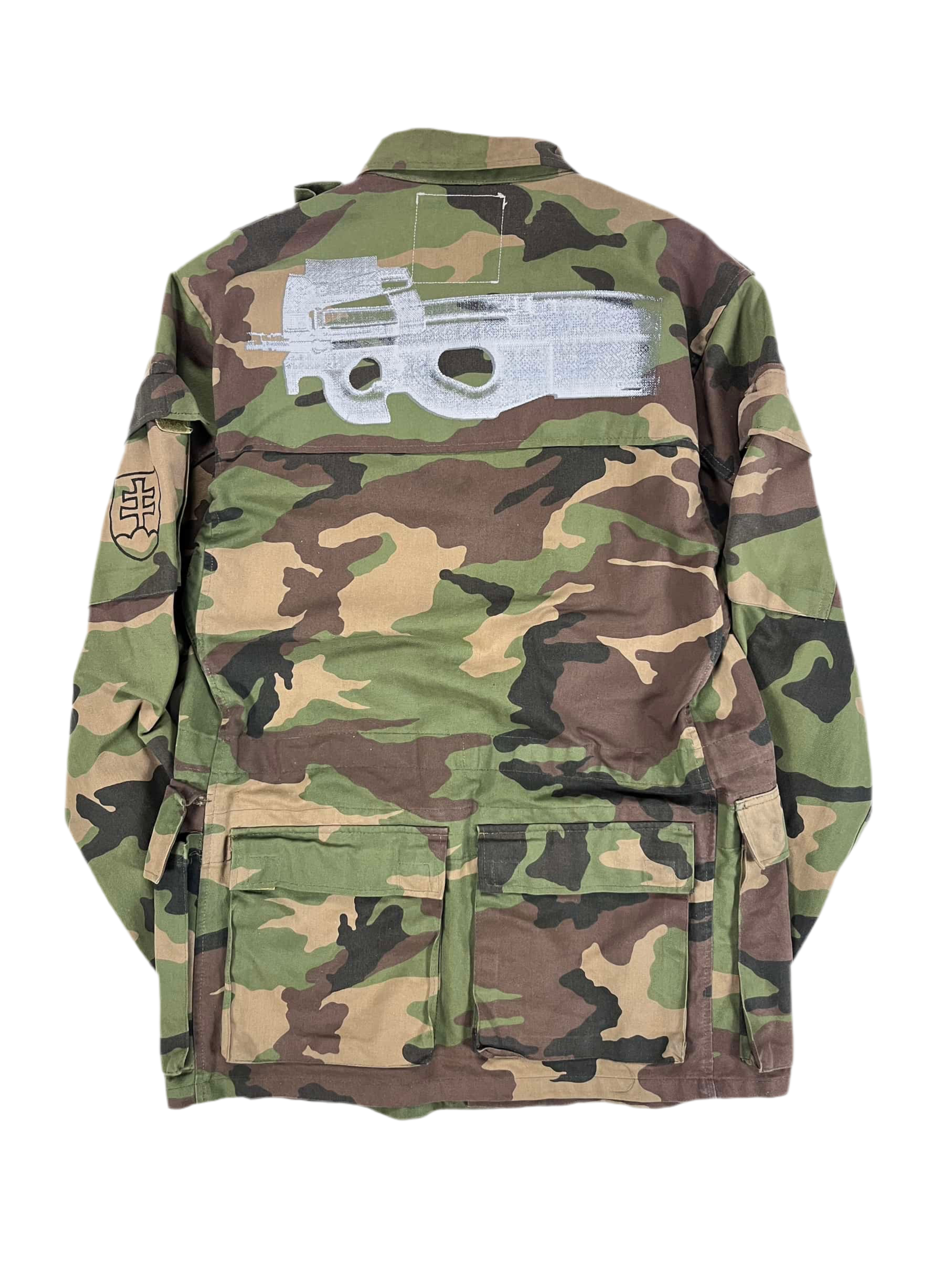DEC o WAR Skull Collar P-90 Print
