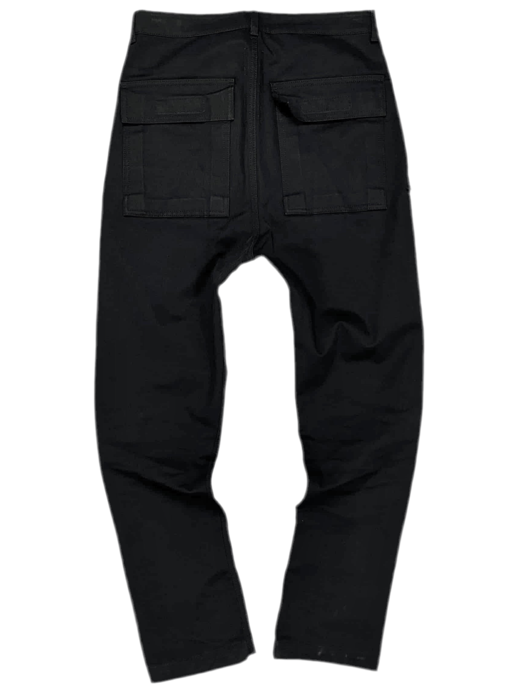 S/S20 Rick Owens DRKSHDW Brushed Twill ‘Collapse Cut’ Cargo Pants