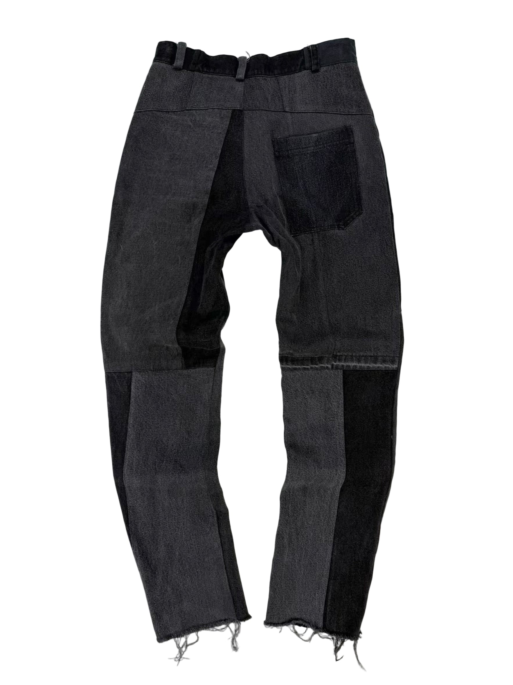 SPENCER BADU Reconstructed Denim Pants
