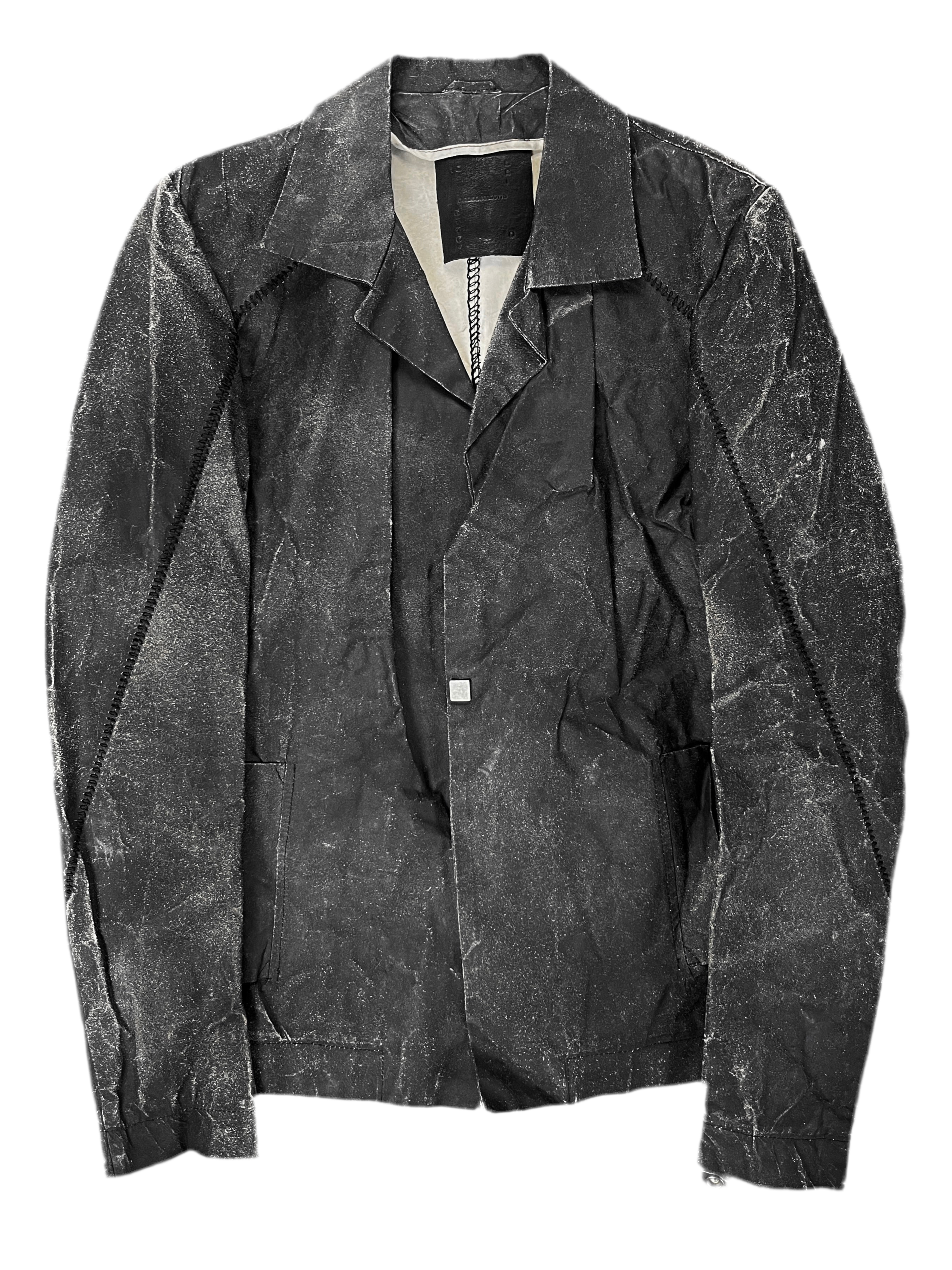 10sei0otto Distressed Leather Jacket