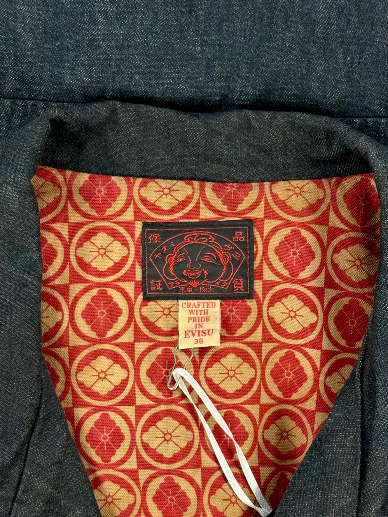 Early 2000s Evisu Deluxe Multi-Pocket Biker Denim