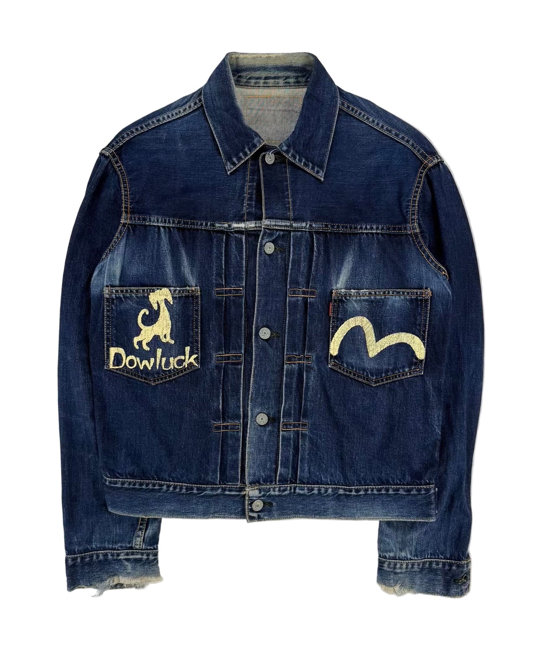 Late 90s EVIS “DOWLUCK” Type II Selvedge Denim Jacket