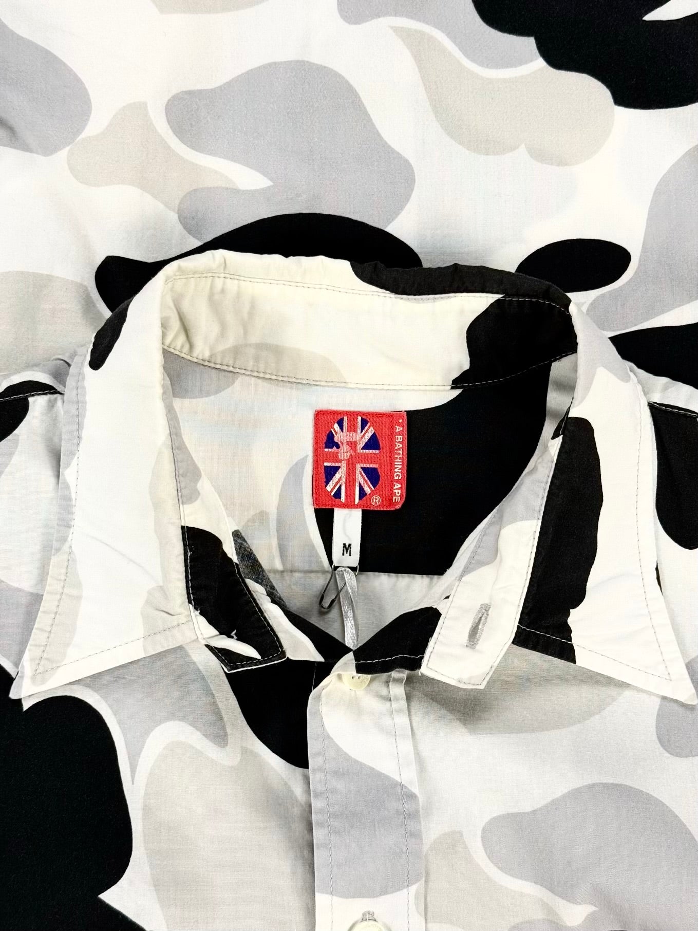 Early 00s BAPE Camo Short-Sleeve Shirt