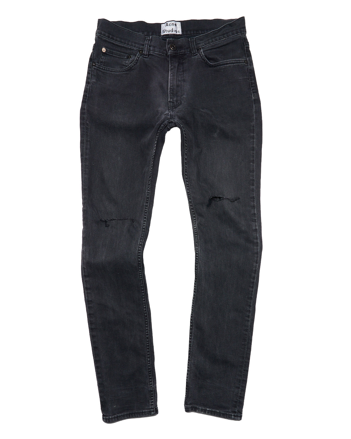 Acne Studios "Ace Used Cash" Black Denim