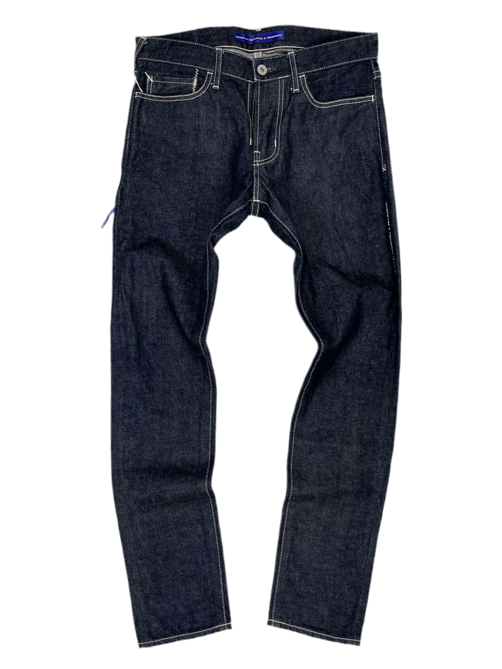 Early 2000s Vanquish x Fragment silver bolt jeans