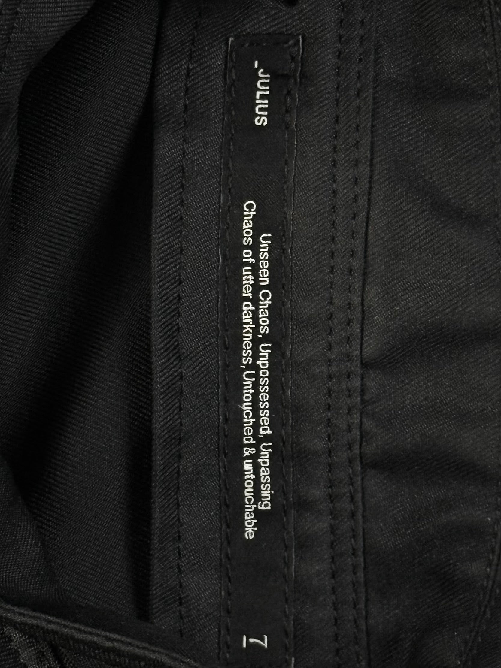 S/S22 Julius_7 Bondage Parachute Nylon Bomber Jacket