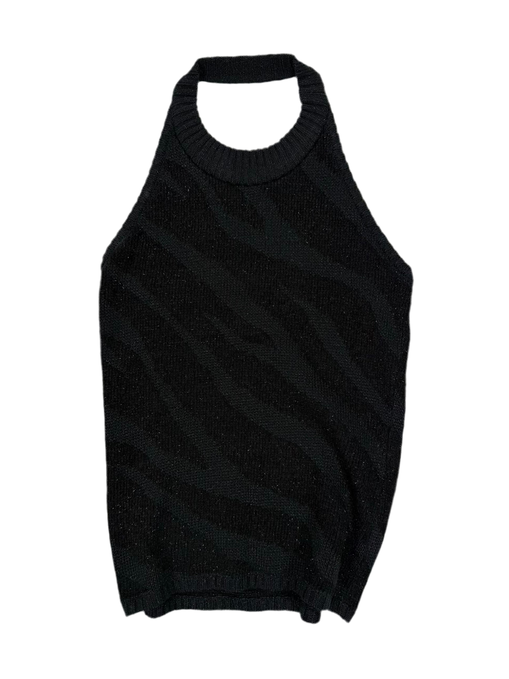 Early 00s 5351 Pour Les Femmes Zebra Open-back Blouse