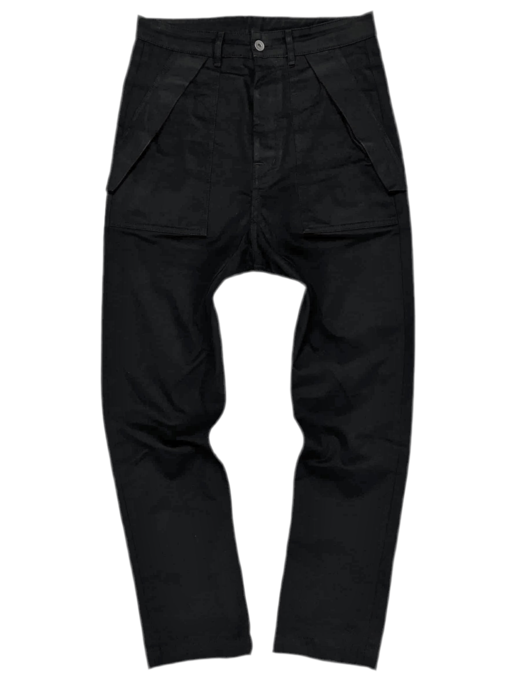 S/S20 Rick Owens DRKSHDW Brushed Twill ‘Collapse Cut’ Cargo Pants