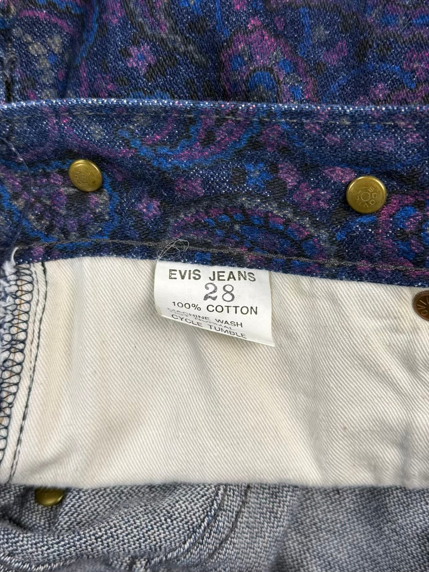 Early 90s EVIS Paisley Bondage Pant