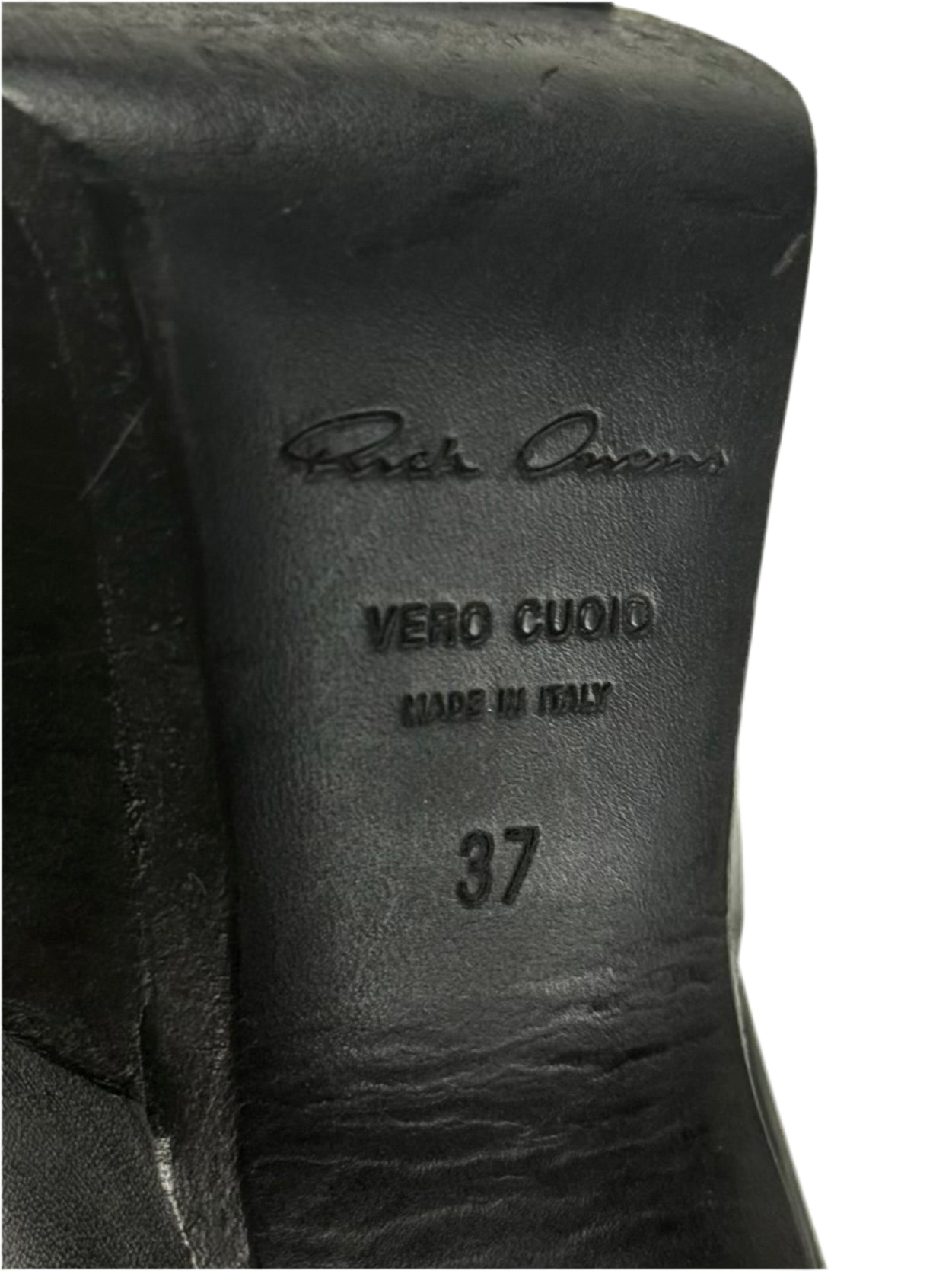 F/W 19 Rick Owens “LARRY” Kiss Heels
