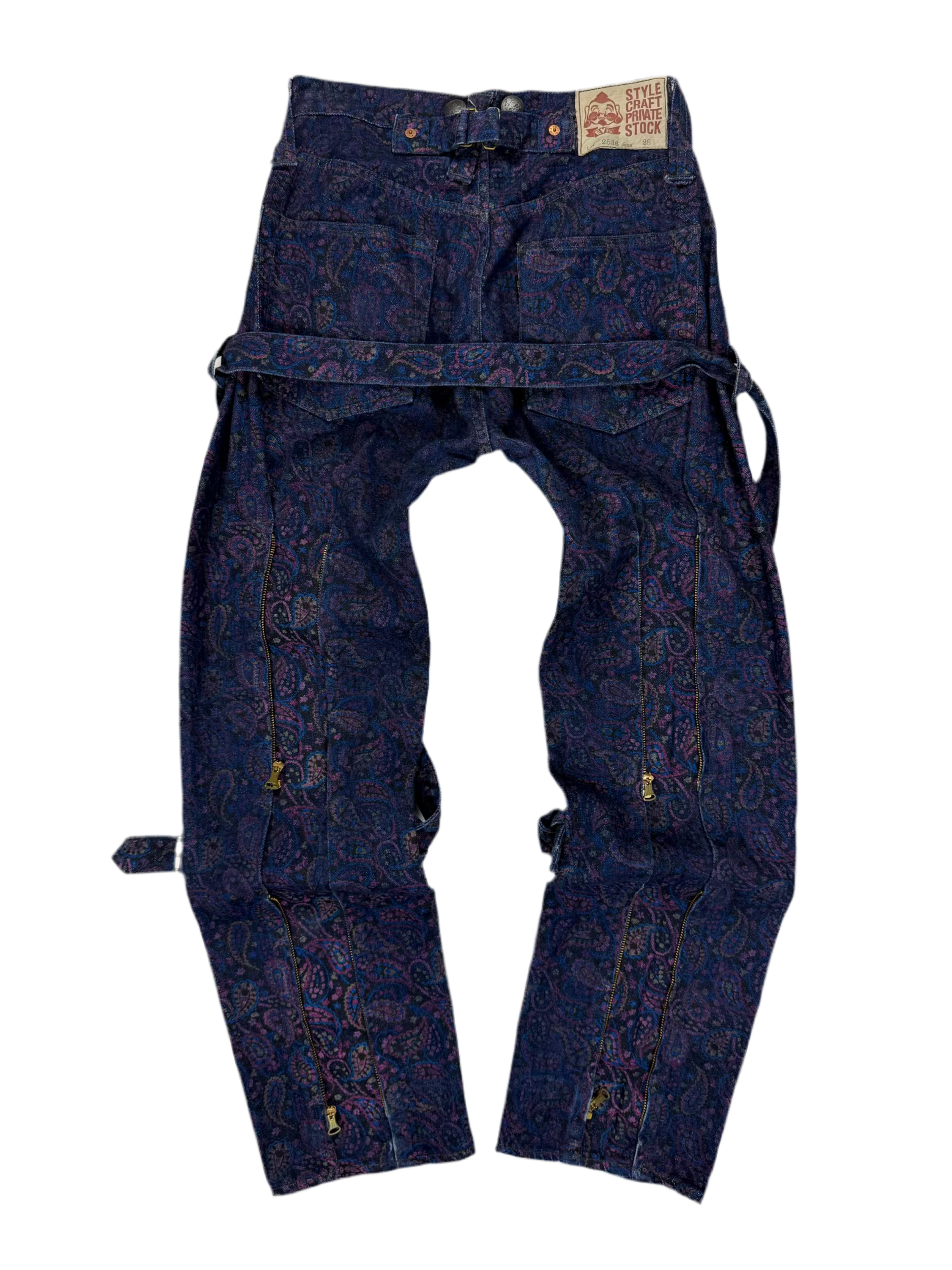 Early 90s EVIS Paisley Bondage Pant