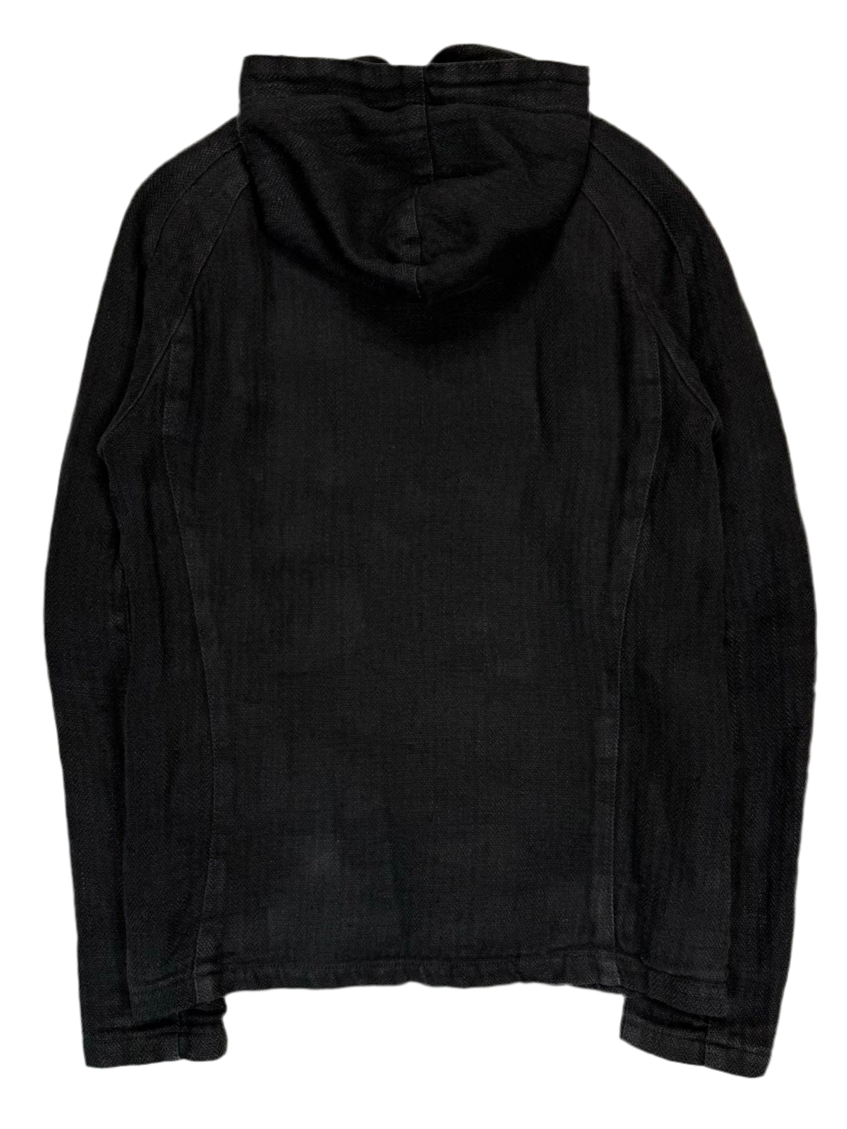 Early 00s RipVanWinkle Light-waxed Linen Hooded Jacket