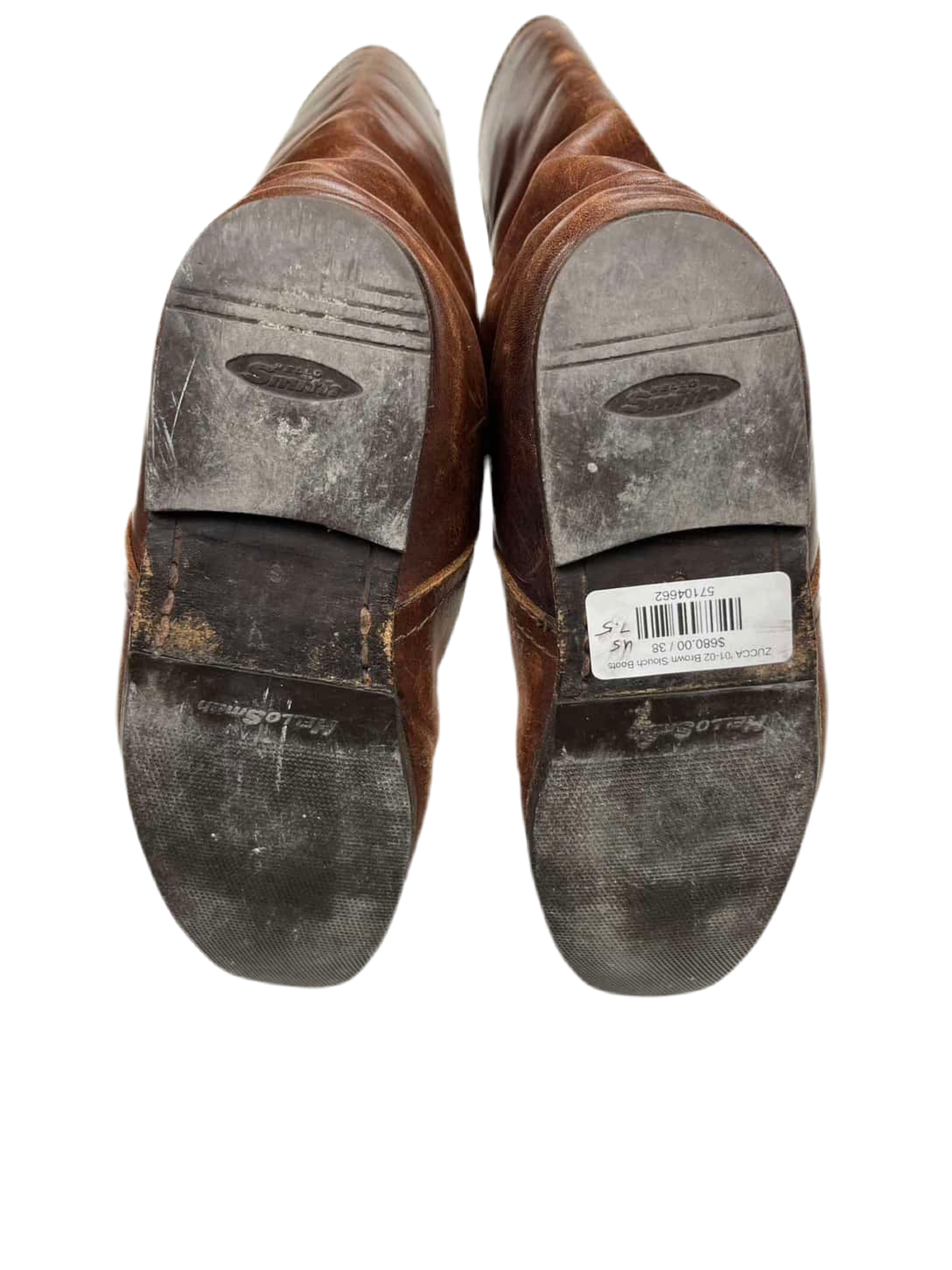 '01-02 ZUCCA Brown Slouch Boots