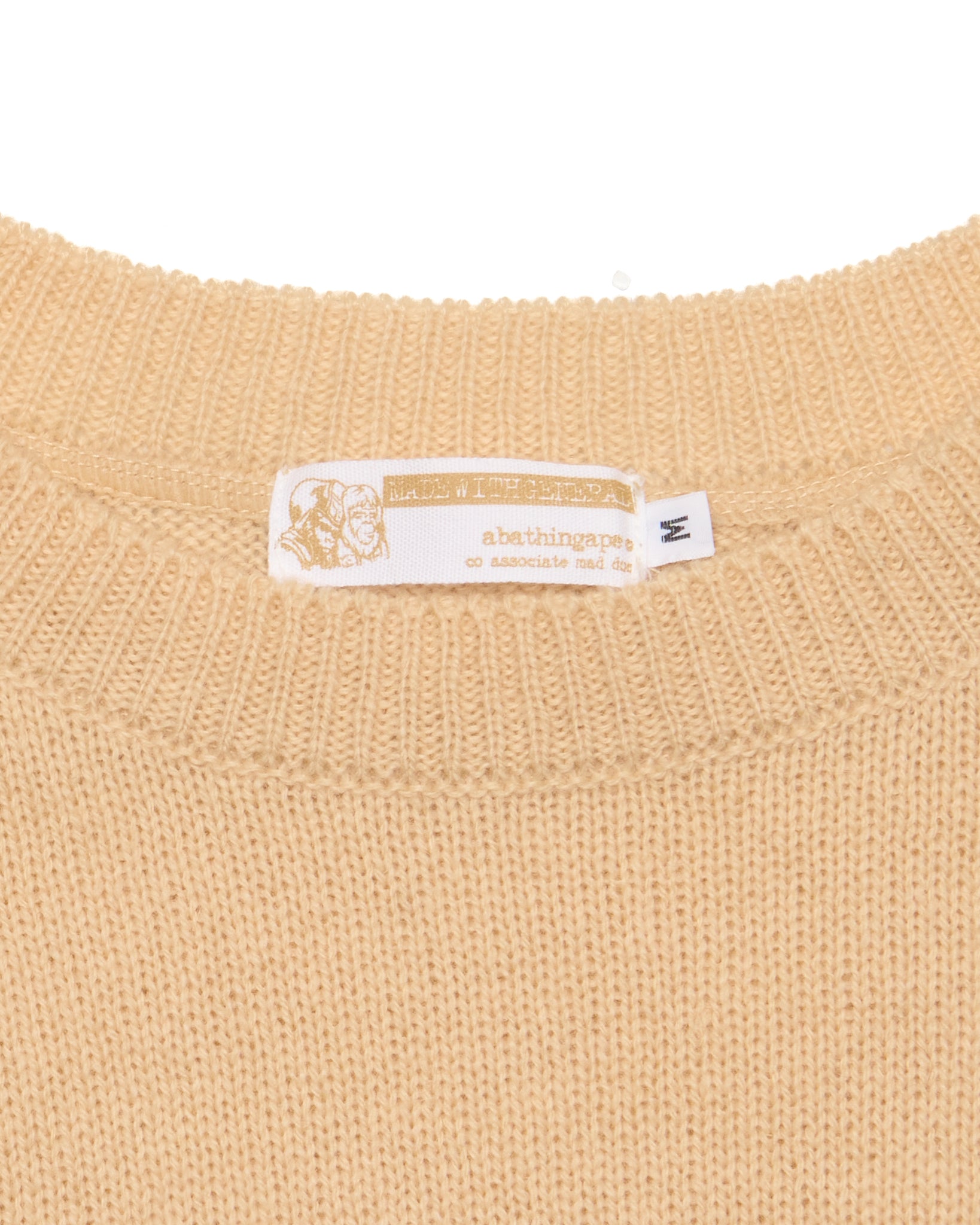 90s BAPE Striped Knit Sweater
