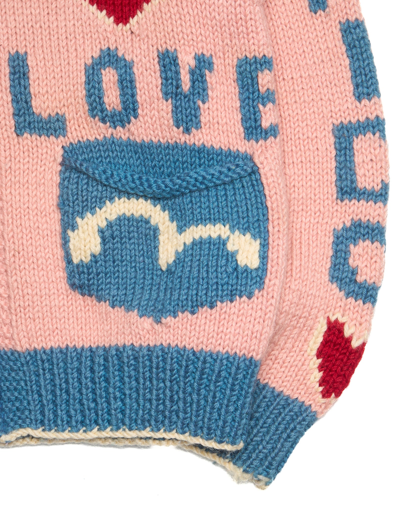 90s Evisu Donna Love Cowichan Knit