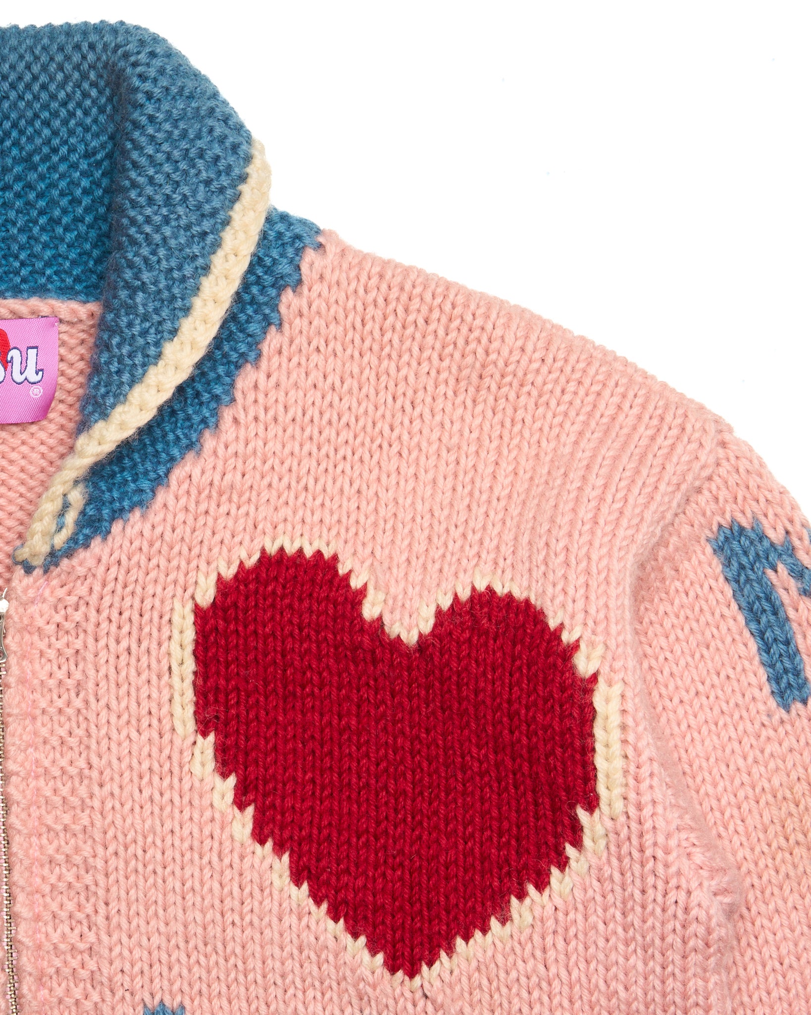 90s Evisu Donna Love Cowichan Knit
