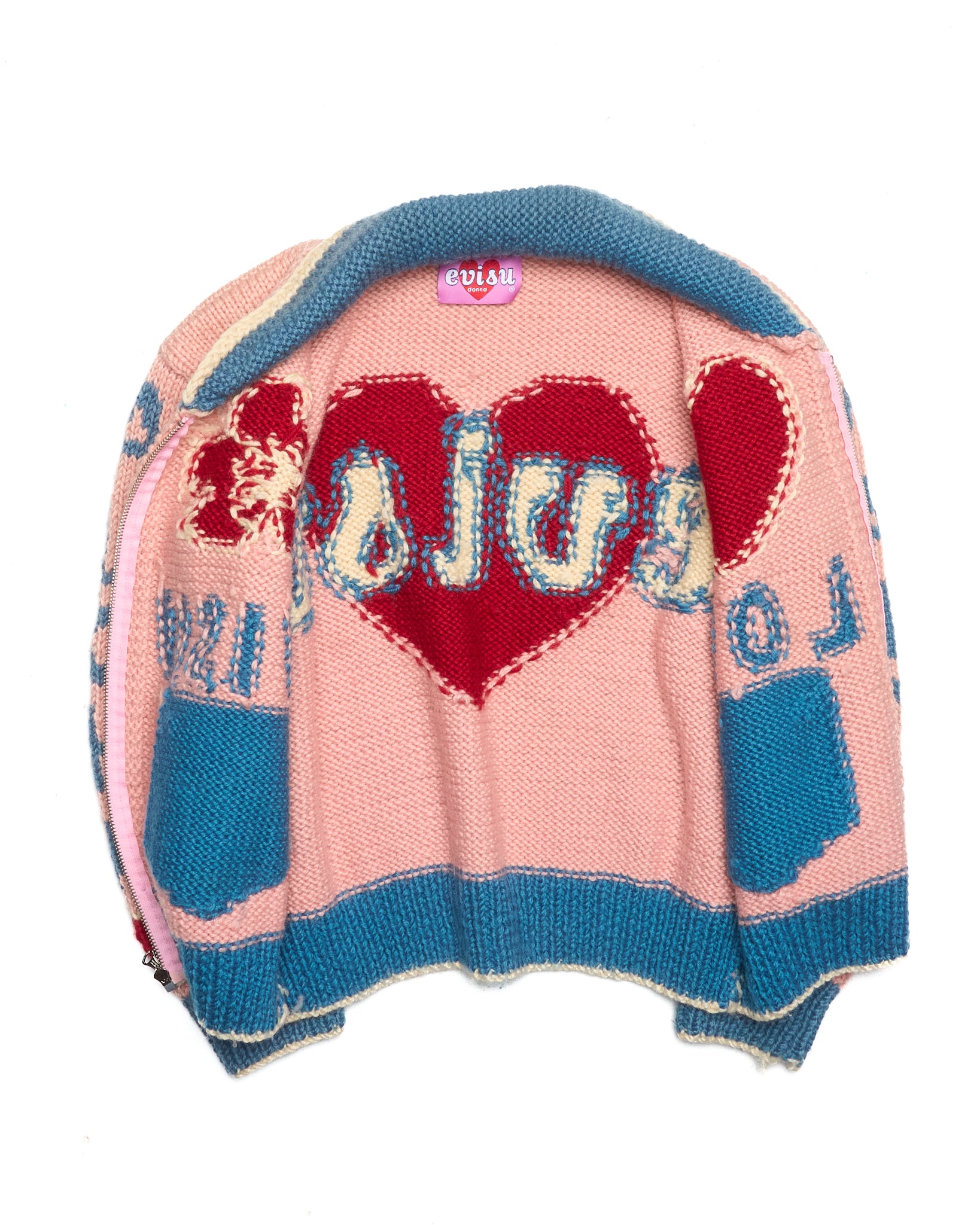90s Evisu Donna Love Cowichan Knit