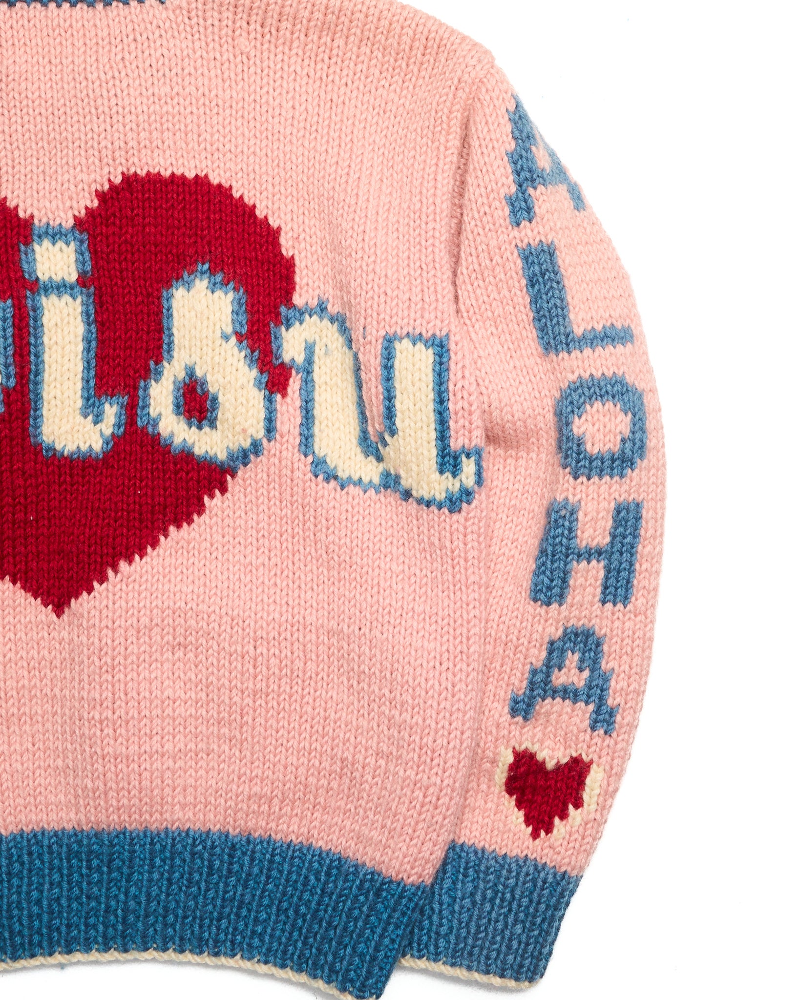 90s Evisu Donna Love Cowichan Knit