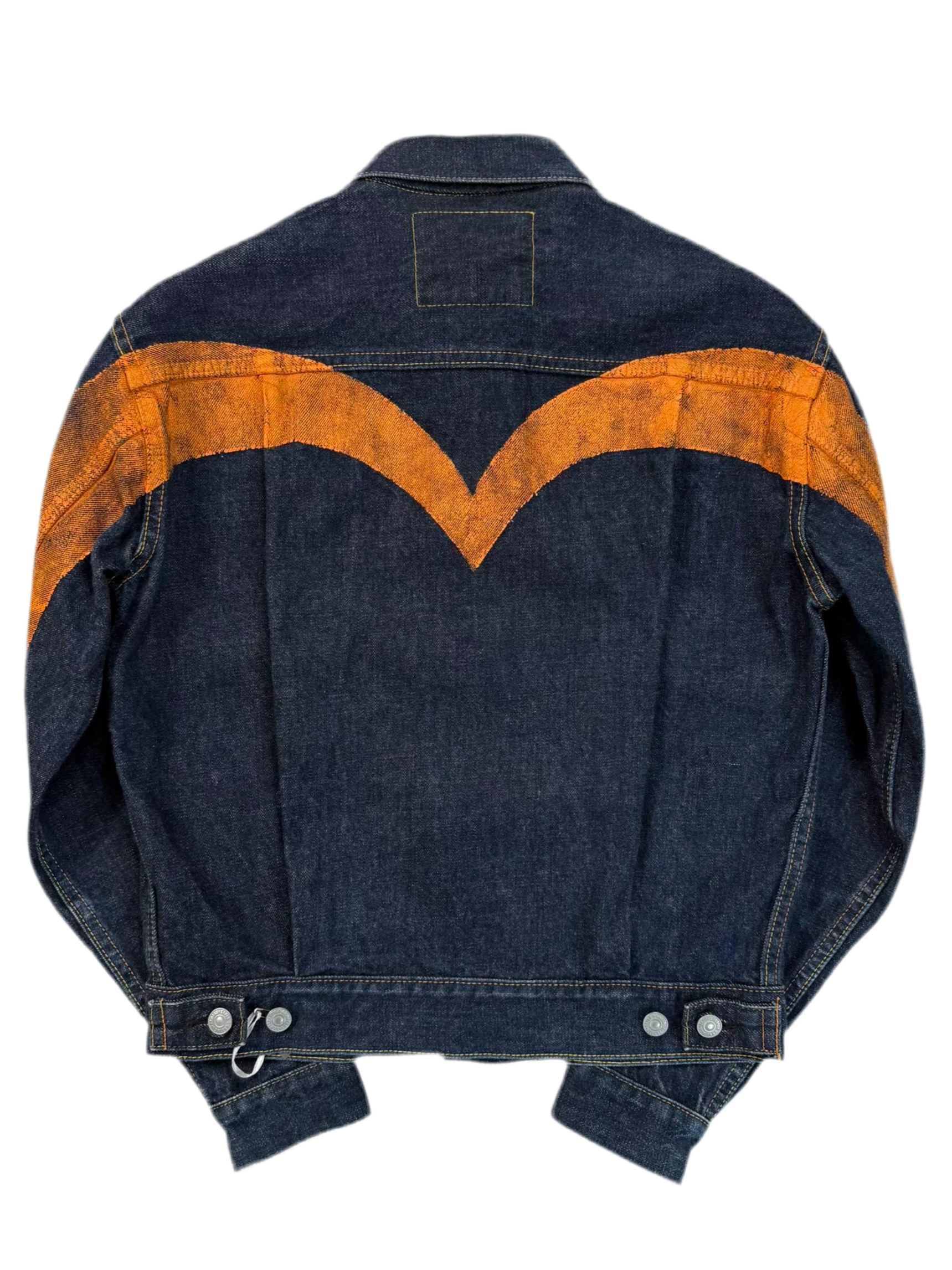 90s EVISU Type II Hand Paint Jacket