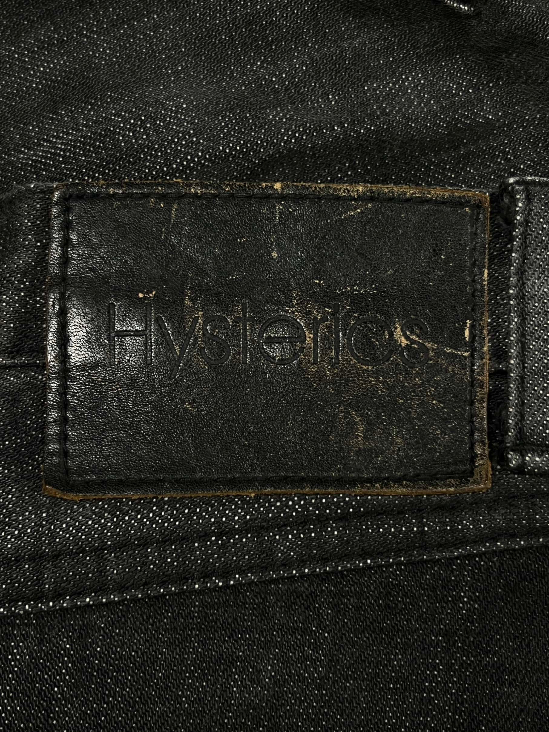 Late 90s Hysteric Glamour Reconstructed ‘Bondage’ Strap Slit-flare Skinny Denim