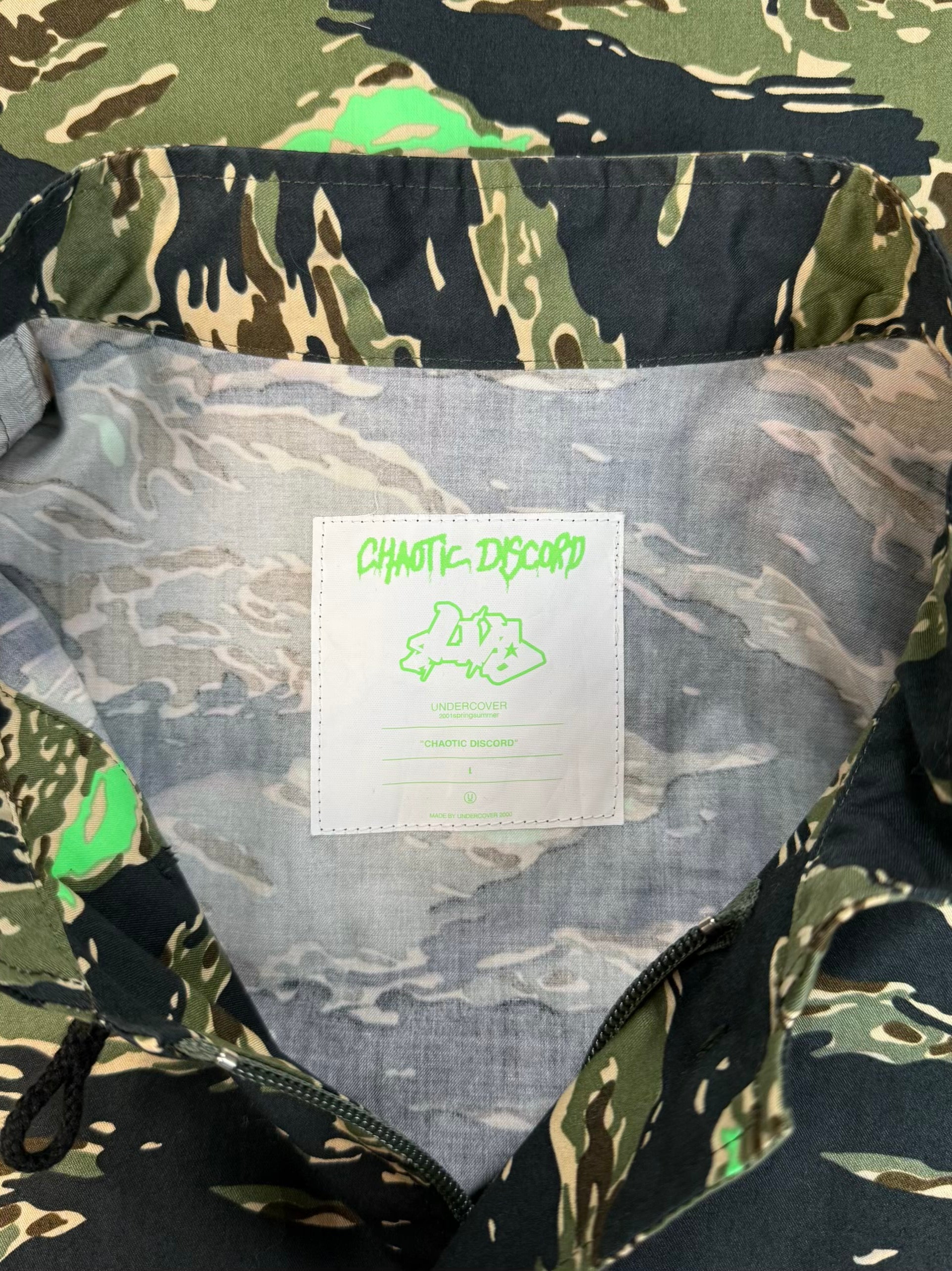 2001 Undercover Tiger Camo Mandarin Jacket