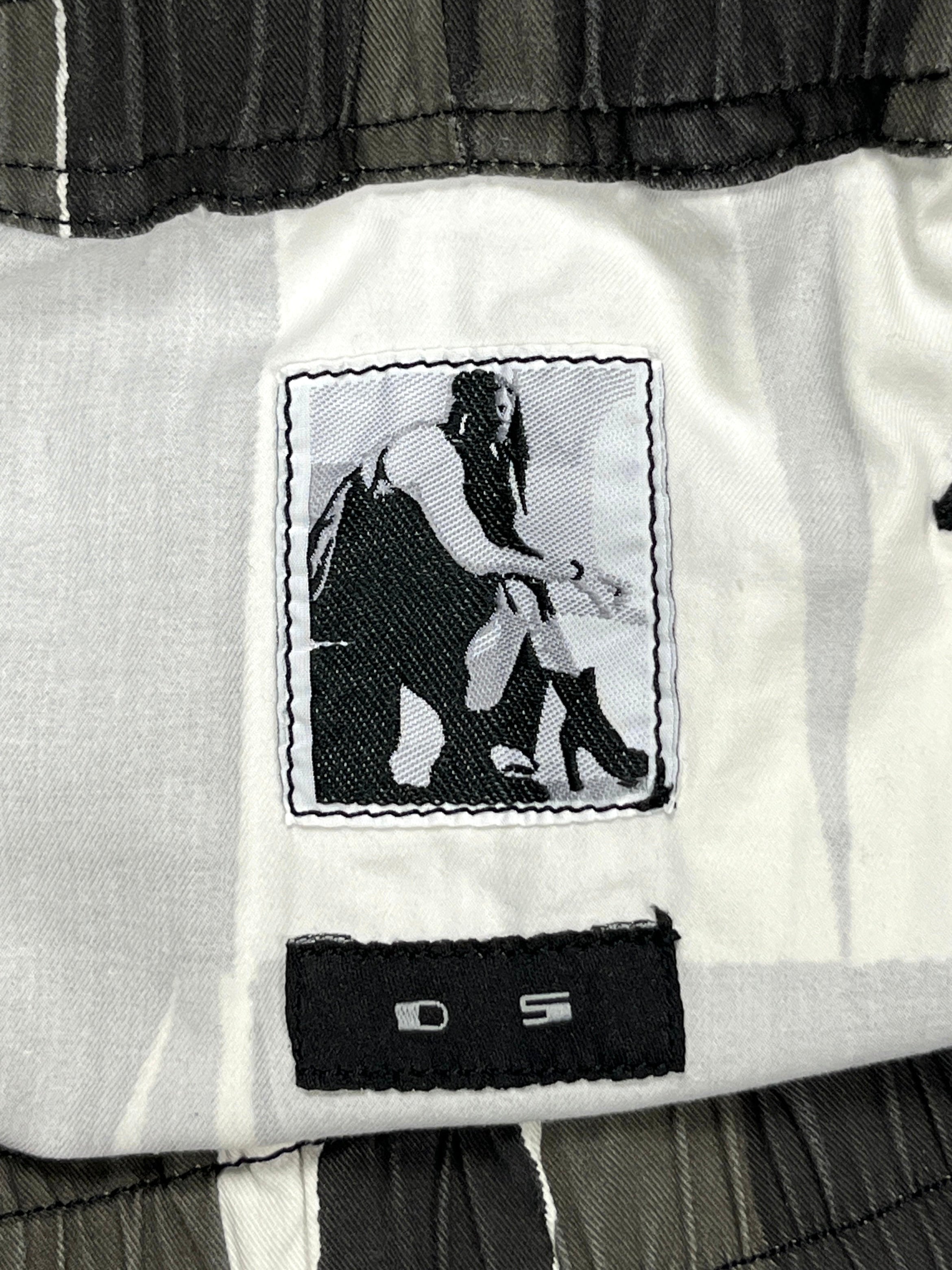 S/S14 Rick Owens Geometric Camo Skirts