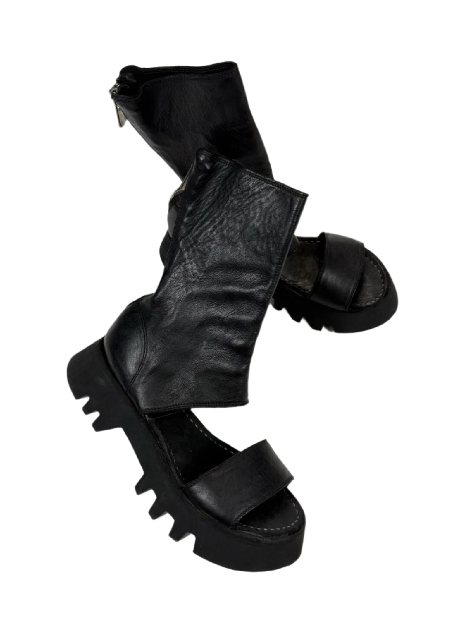 GUIDI 'ZOOMORPHIC' High Vi-Lite Vibram Sandals