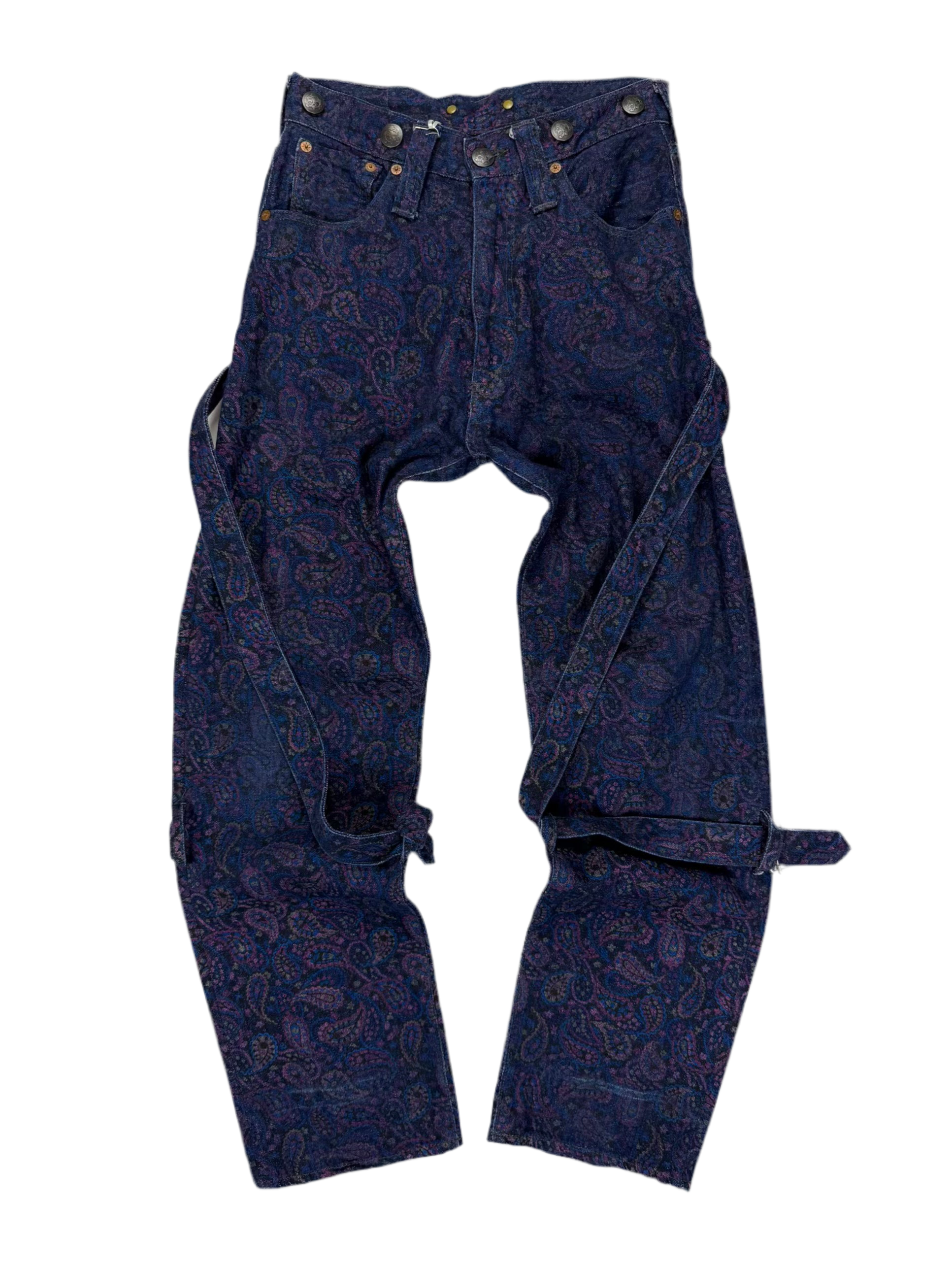 Early 90s EVIS Paisley Bondage Pant
