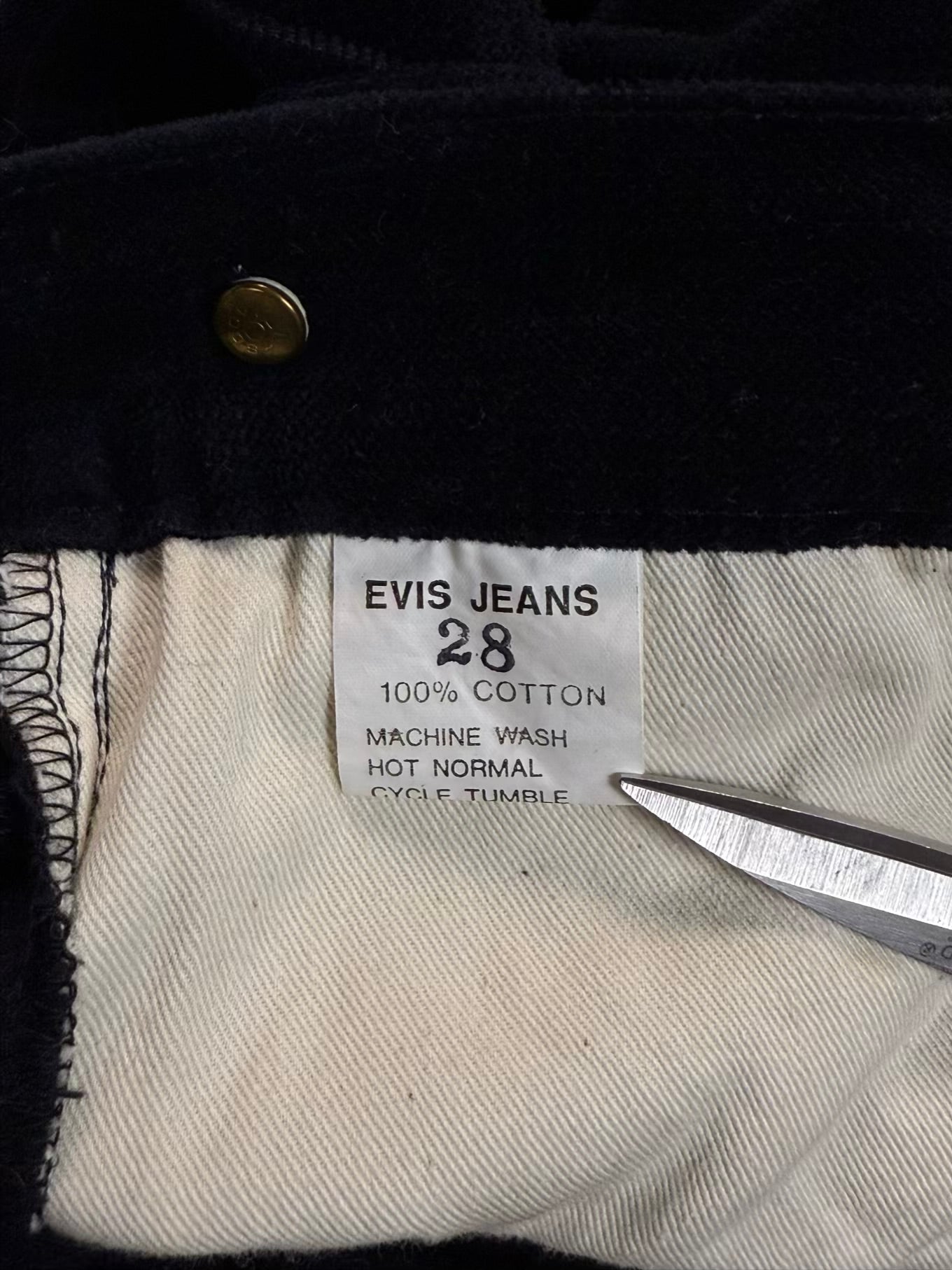 Early 90s EVIS Velour Bondage Pant