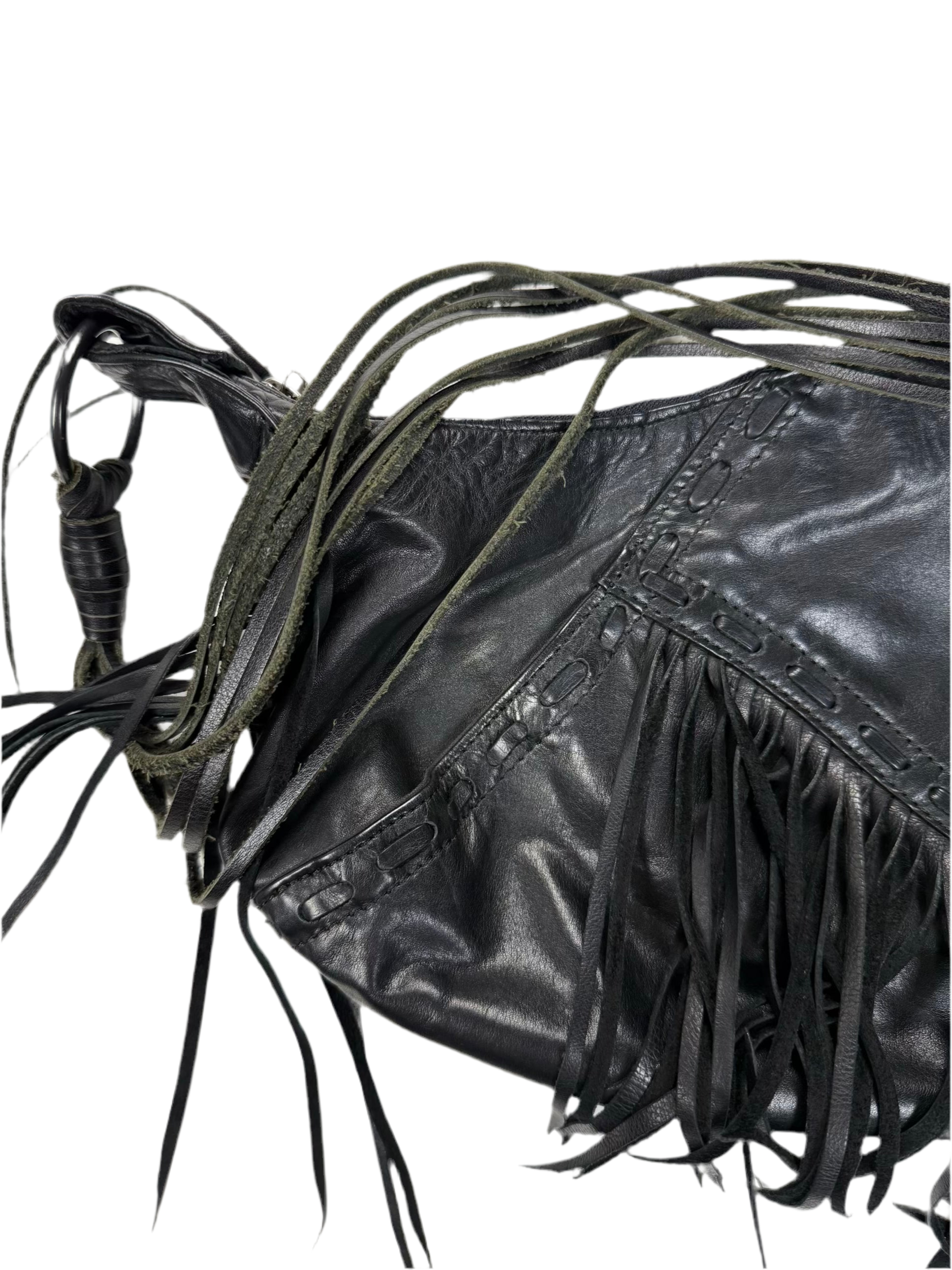 Early 00s 5351 Pour Les Femmes Western Fringe Bag