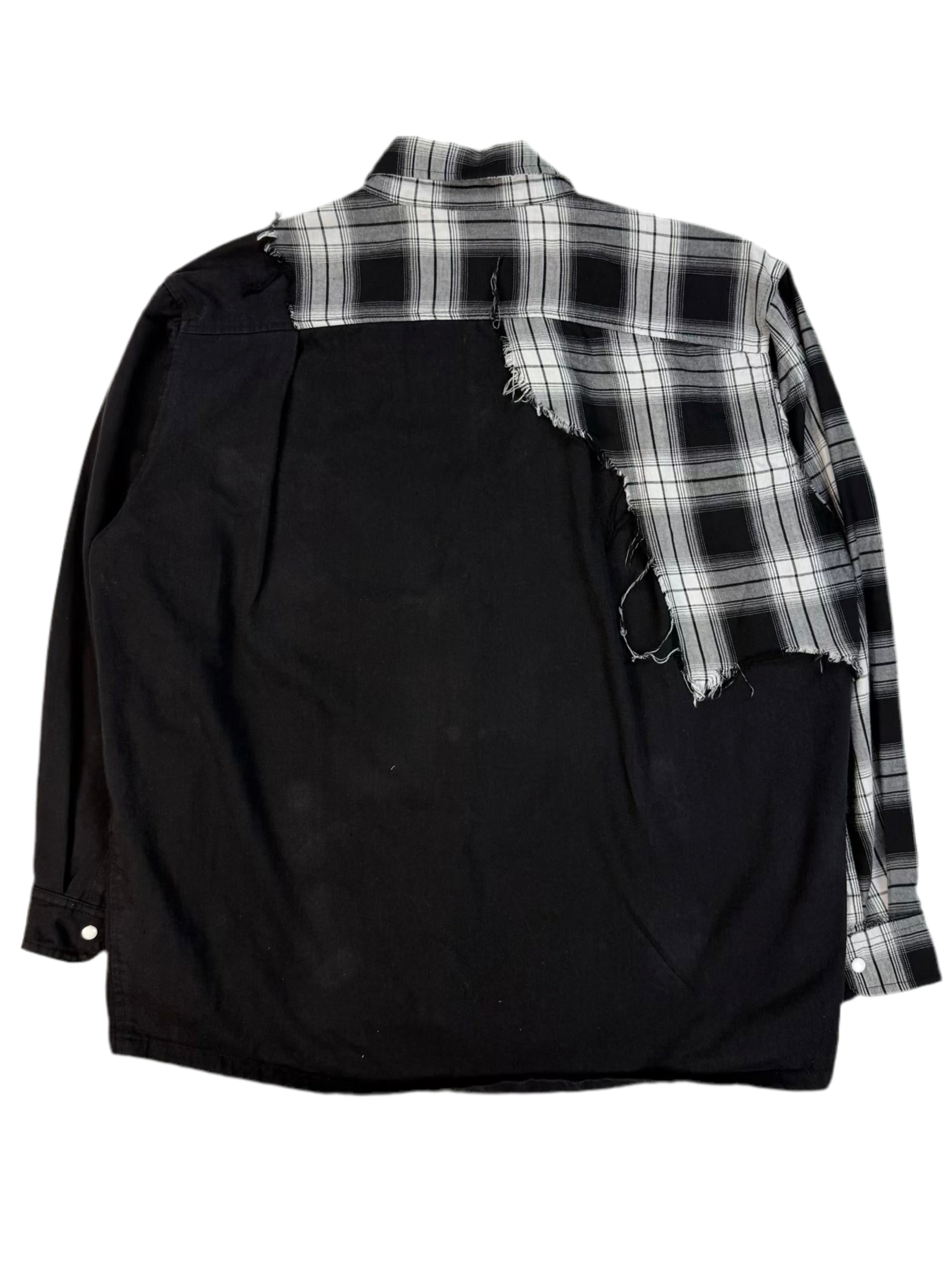 S/S21 Mihara Yasuhiro Distressed Plaid Shirt