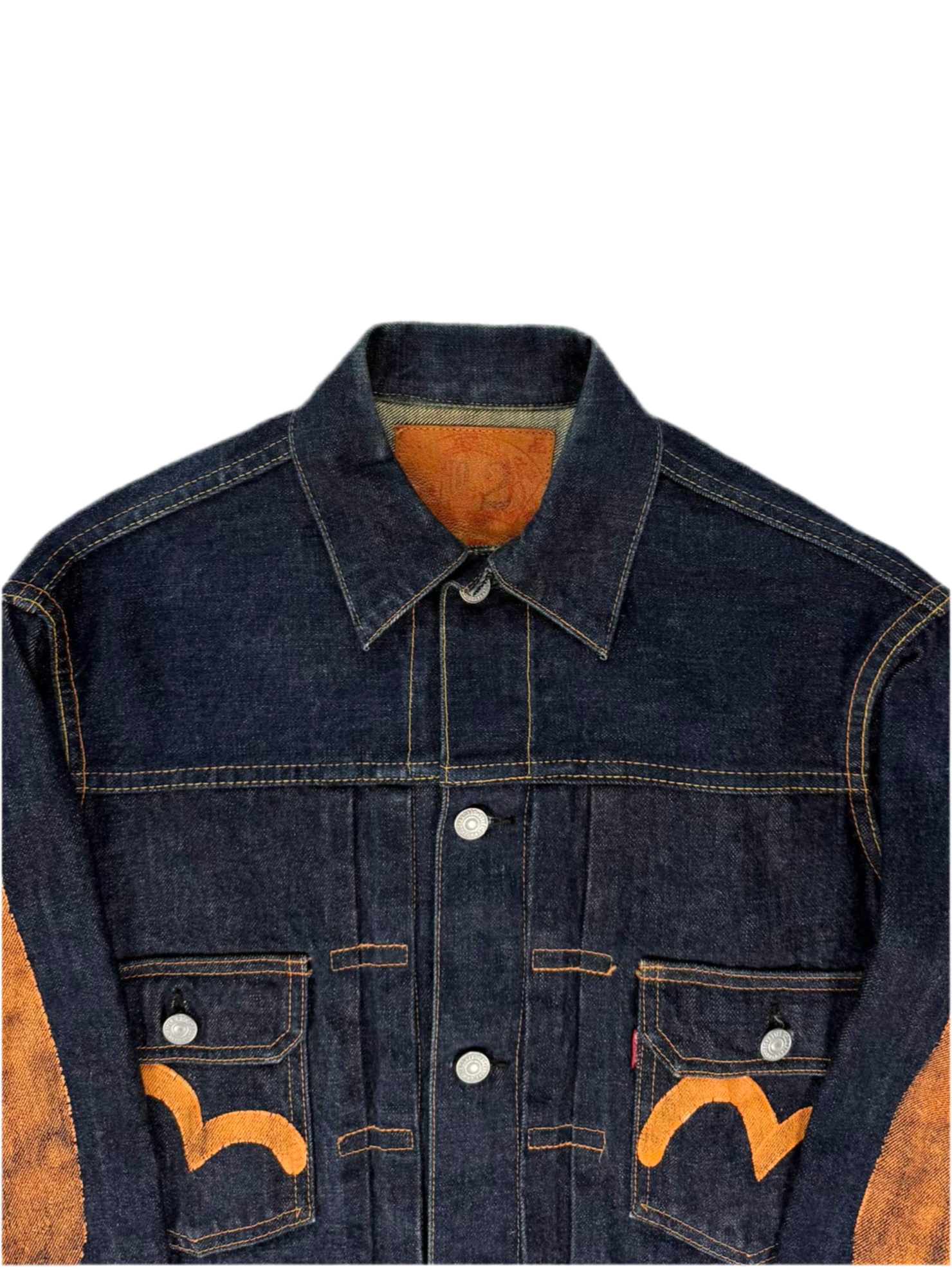 90s EVISU Type II Hand Paint Jacket