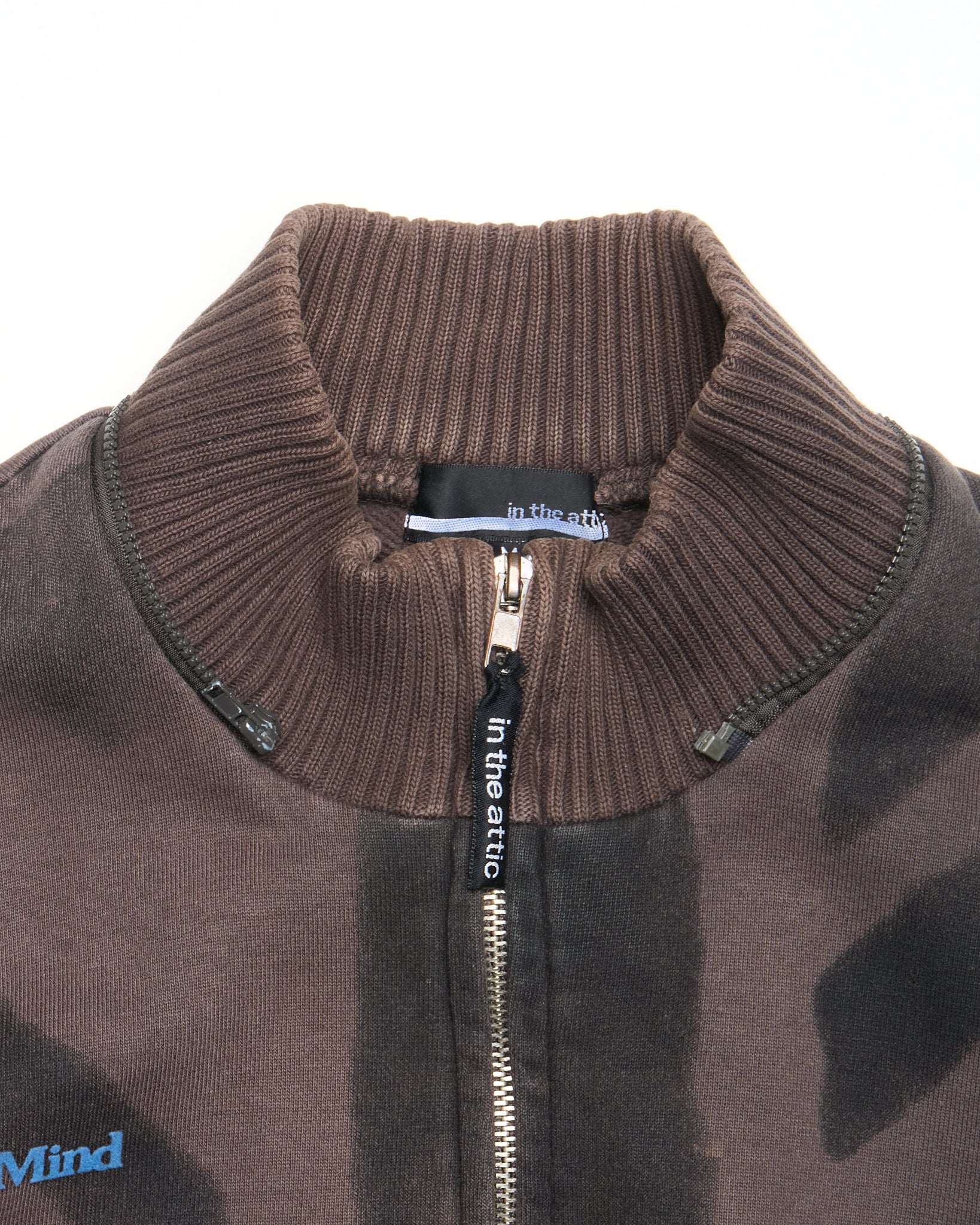 In The Attic Union Jack Typography  Zip-Up Hoodie