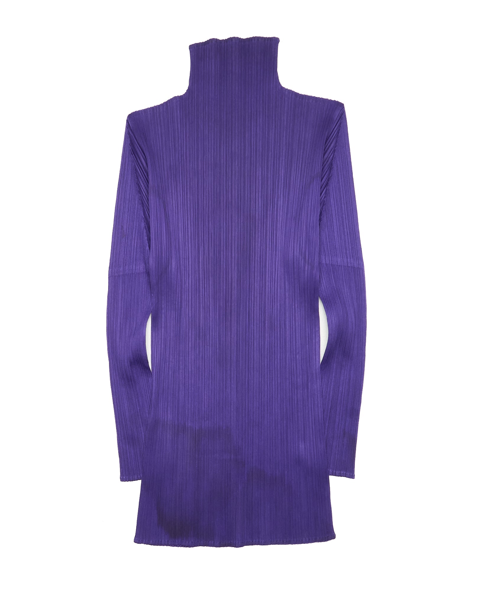 Issey Miyake PLEATS PLEASE Purple Long Sleeve Turtleneck