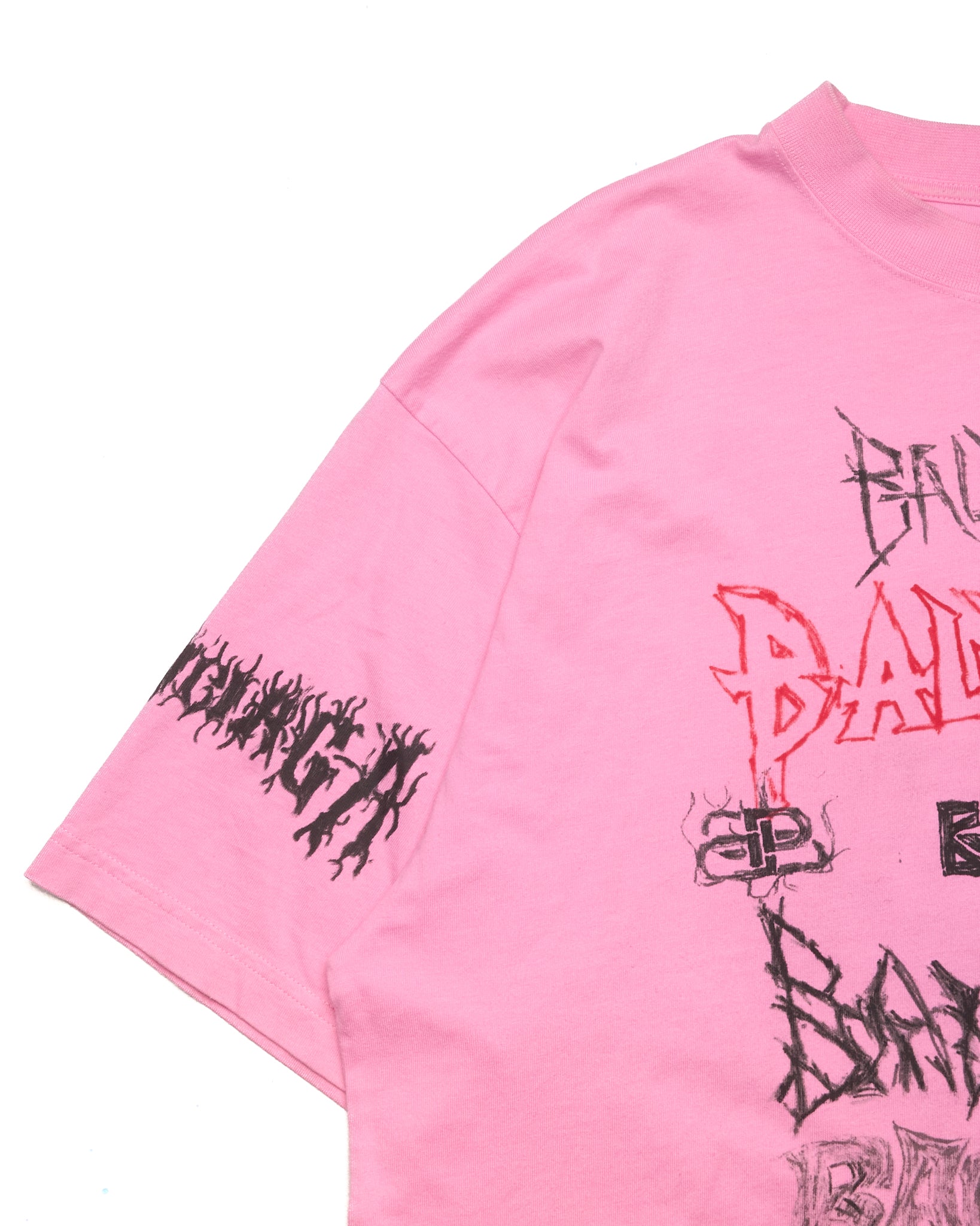 SS24 Balenciaga "Dragon Year" Series Graffiti Logo T-Shirt