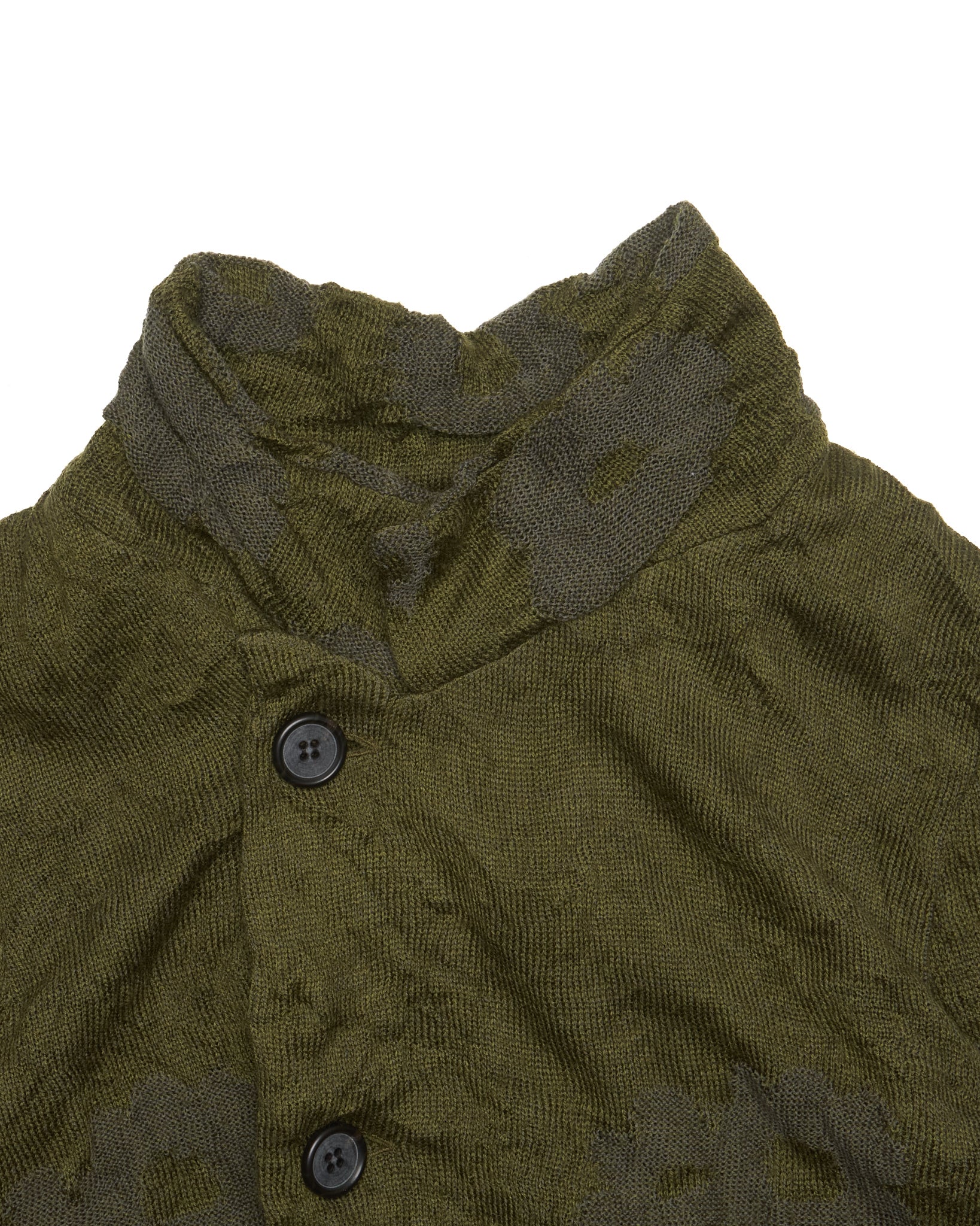 A/W01 Y’s by Yohji Yamamoto 
Khaki Knit Short Jacket