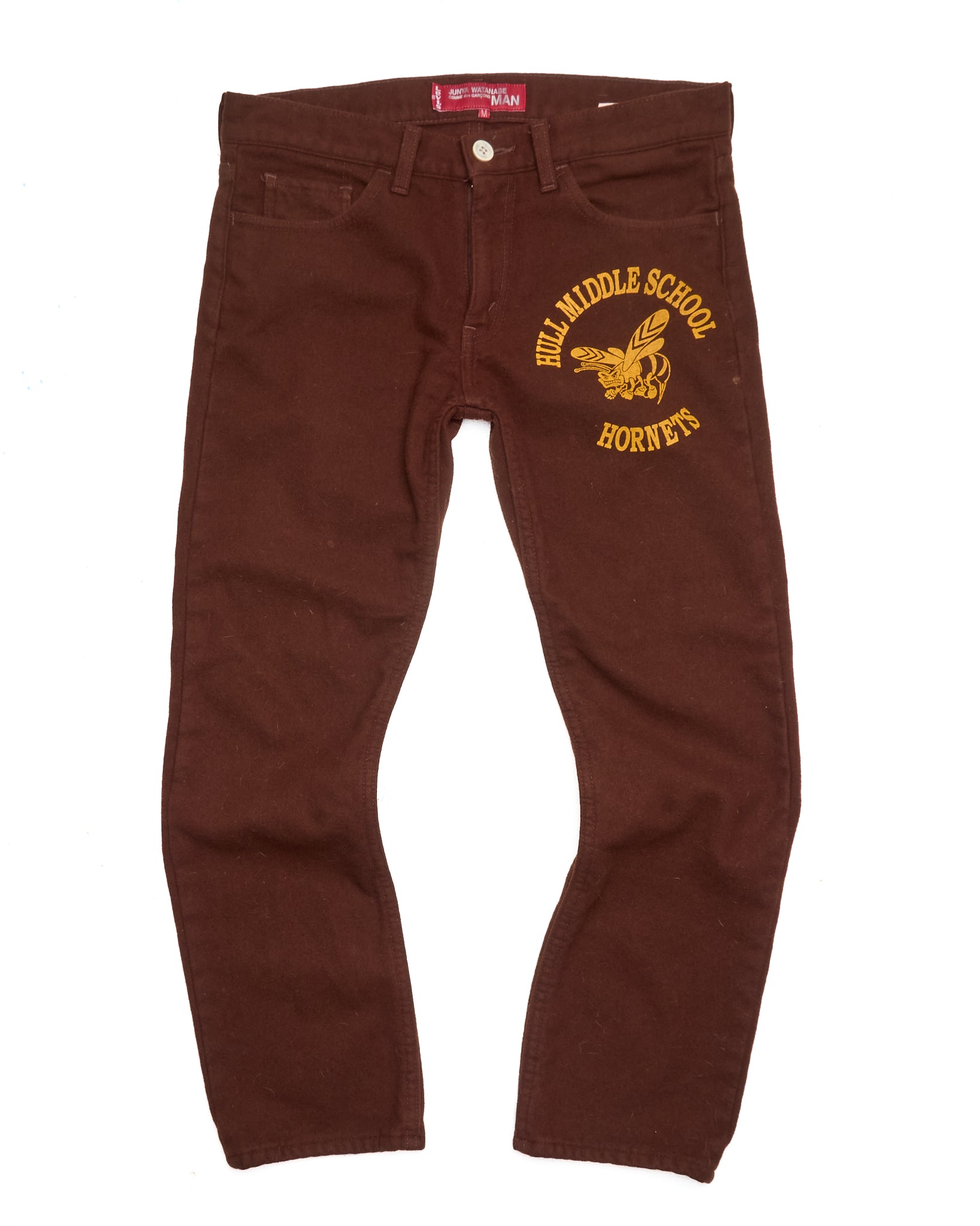 A/W02 Junya Wantanabe x Levi's Wool "Hull Middle School Hornets" Straight Leg Pant