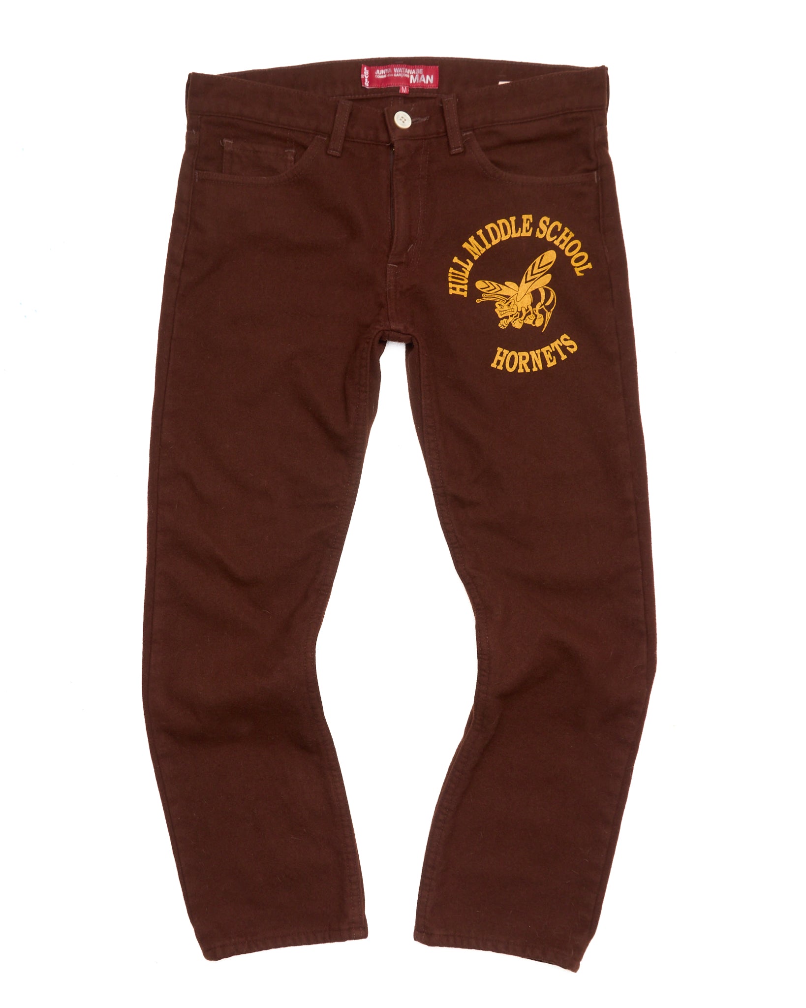 A/W02 Junya Wantanabe x Levi's Wool "Hull Middle School Hornets" Straight Leg Pant