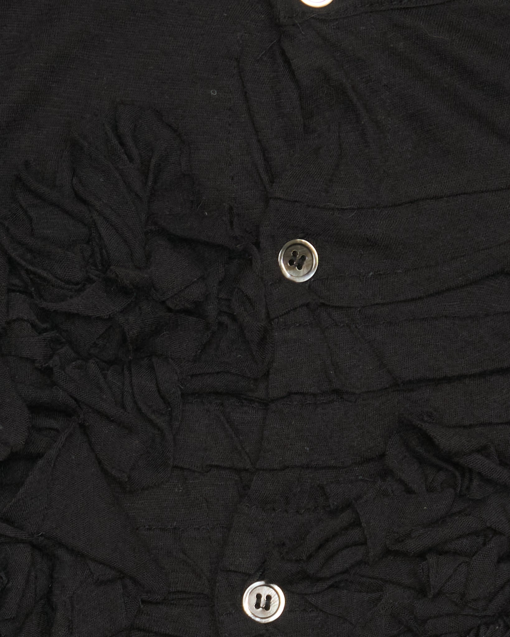 A/W02 tricot COMME des GARÇONS Floral Applique Cardigan