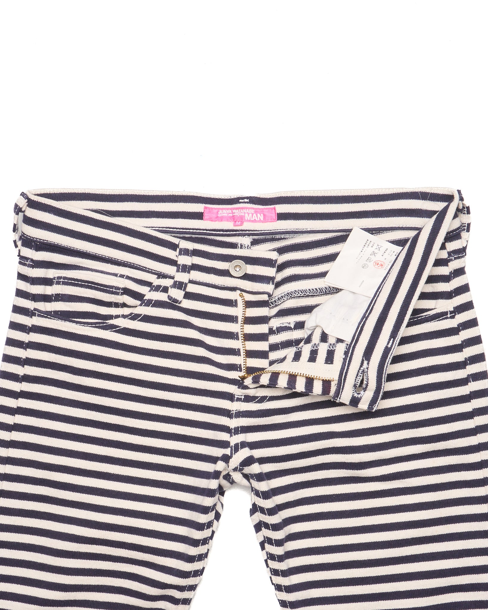 A/W03 Junya Watanabe Man PINK Sailor Stripe Pants