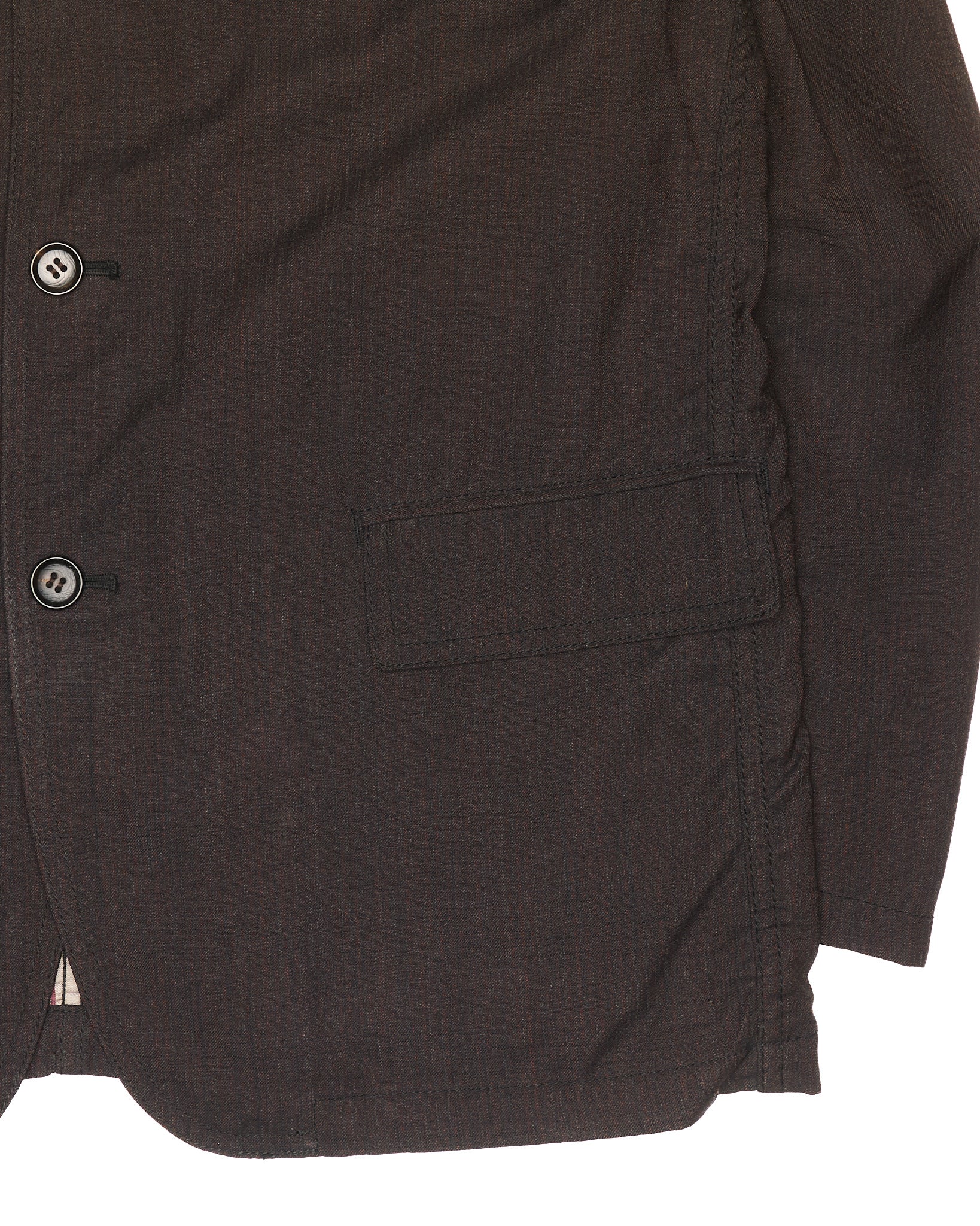 A/W04 COMME des GARÇONS HOMME Shadow Stripe 3-Button Wool Blazer