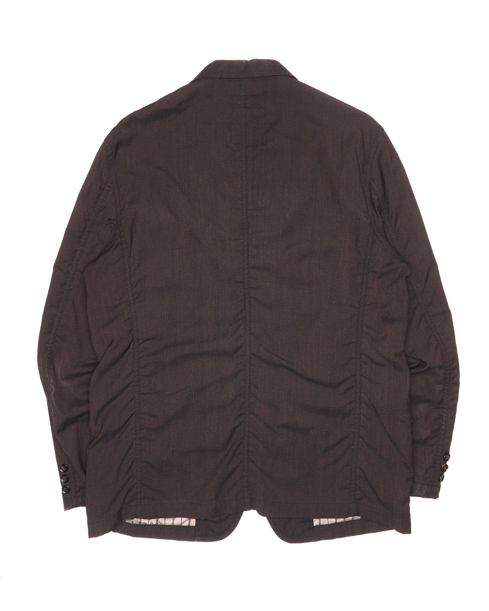 A/W04 COMME des GARÇONS HOMME Shadow Stripe 3-Button Wool Blazer