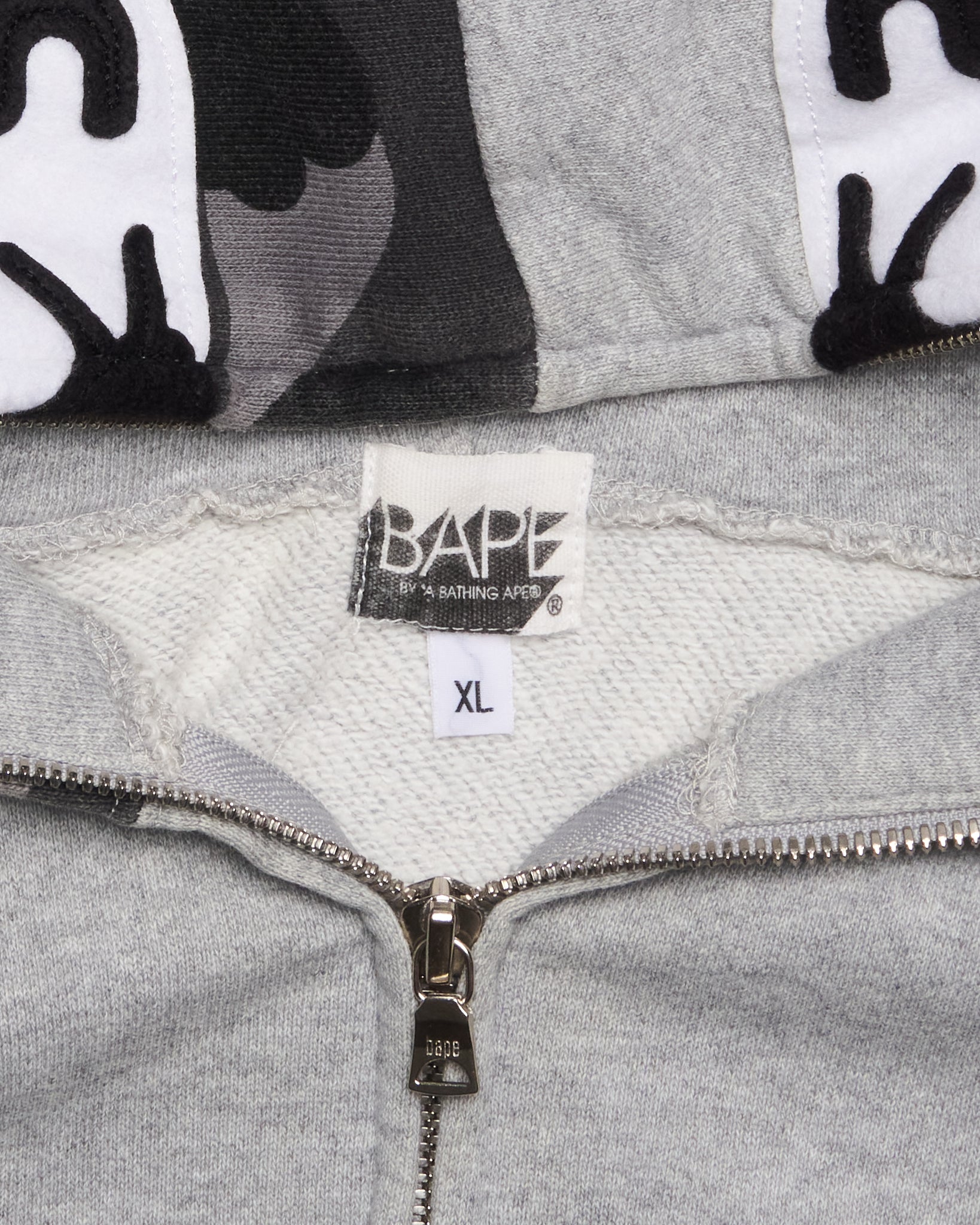 A/W07 BAPE 3rd gen NFS Tiger Shark Full-Zip Hoodie