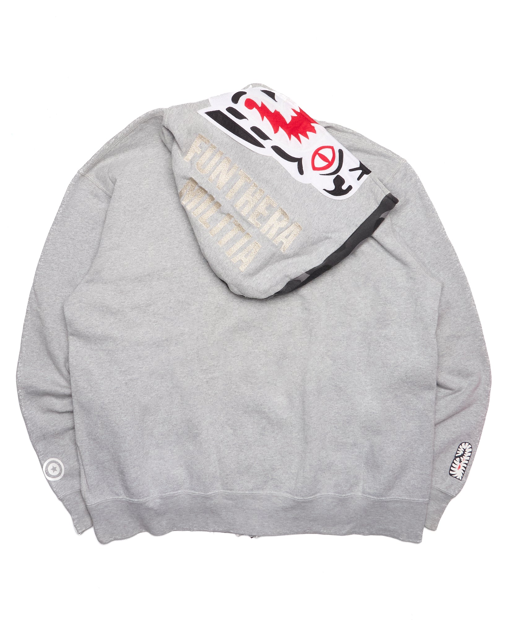 A/W07 BAPE 3rd gen NFS Tiger Shark Full-Zip Hoodie